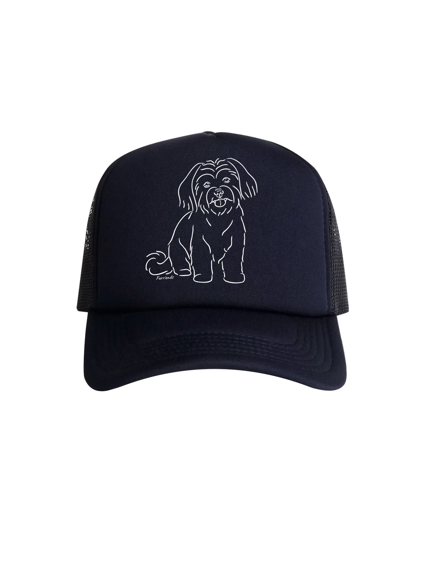 Maltese Terrier Foam Trucker Cap - Image 3