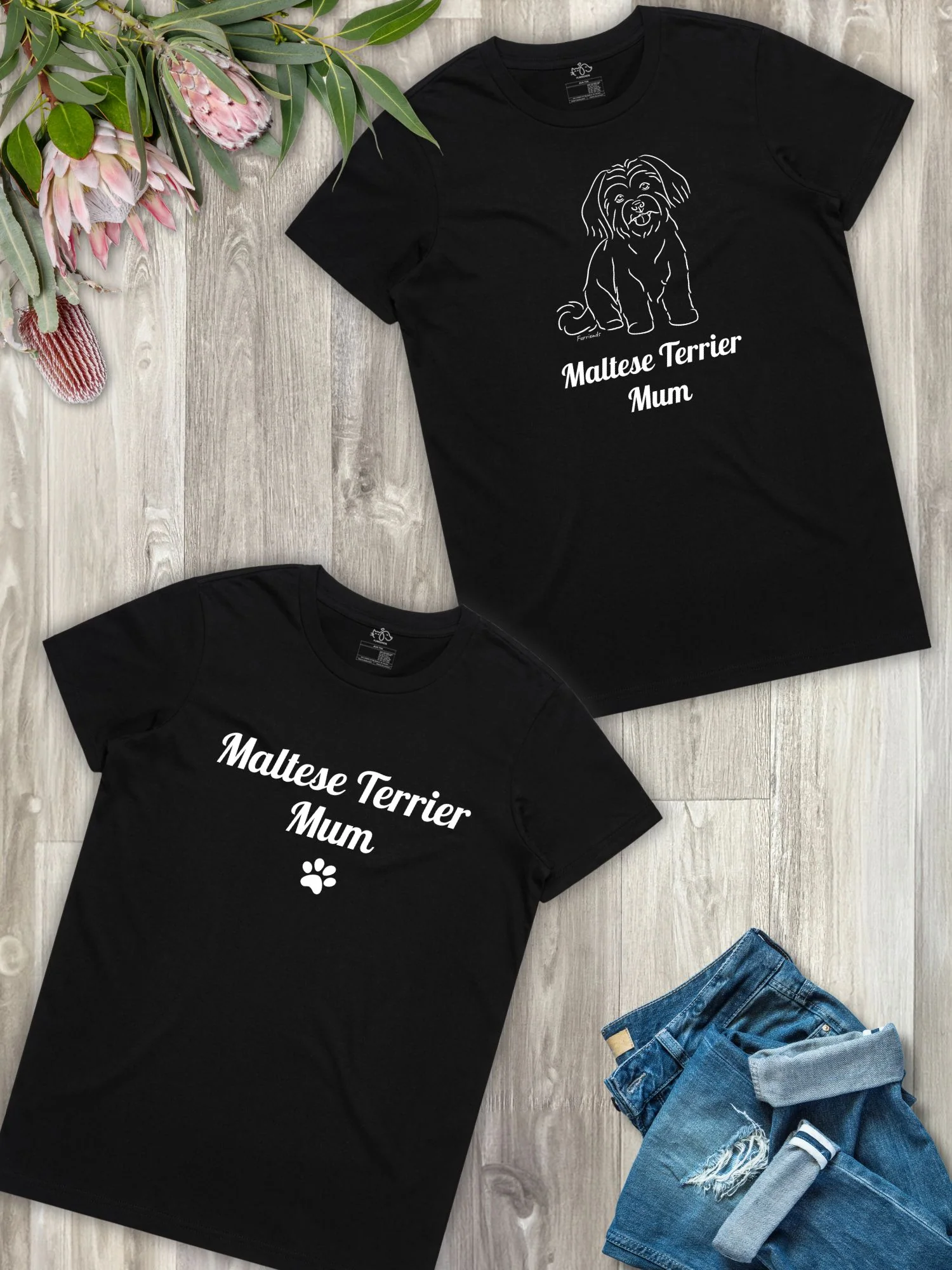 Maltese Terrier Mum Regular Fit T-shirt