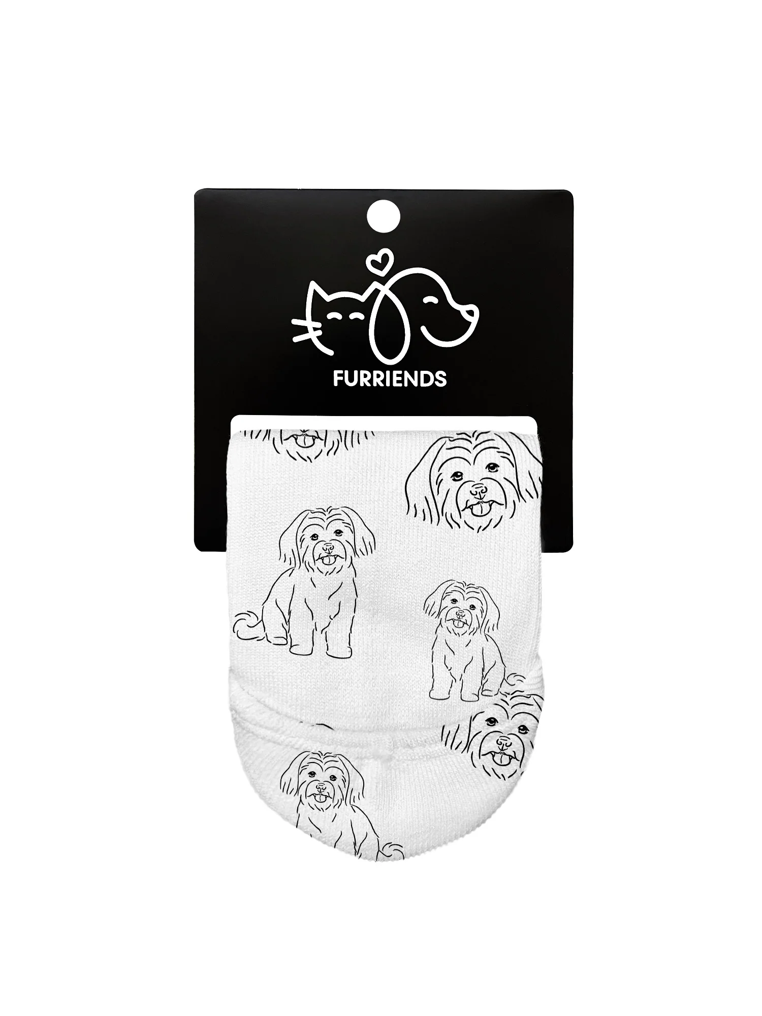 Maltese Terrier No Show Socks - Image 3