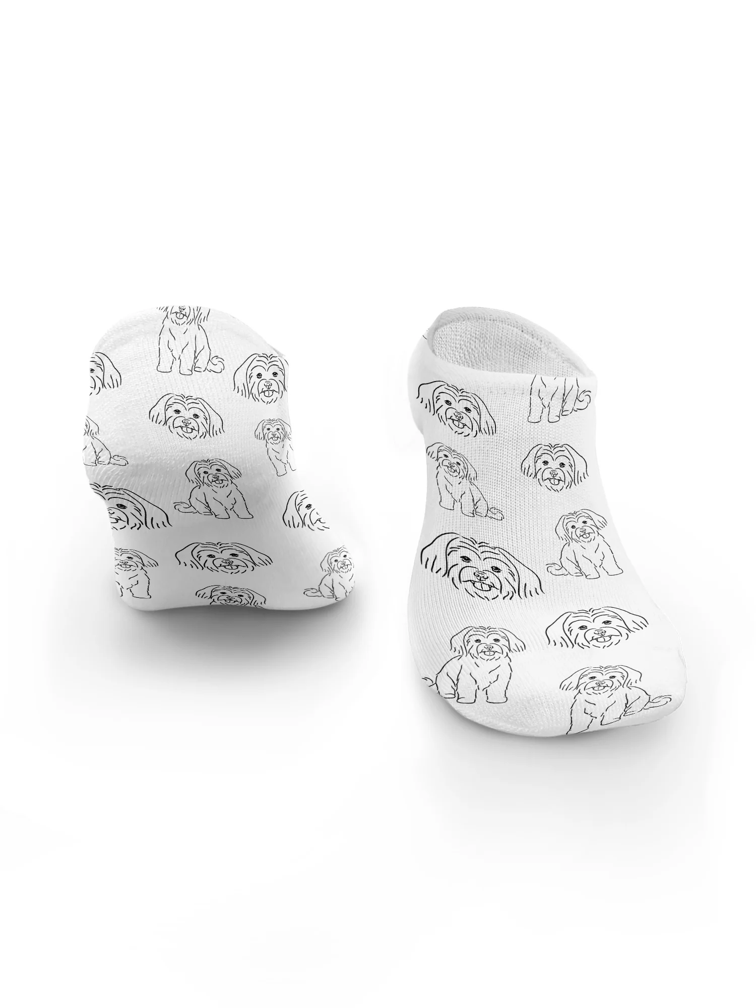 Maltese Terrier No Show Socks - Image 5