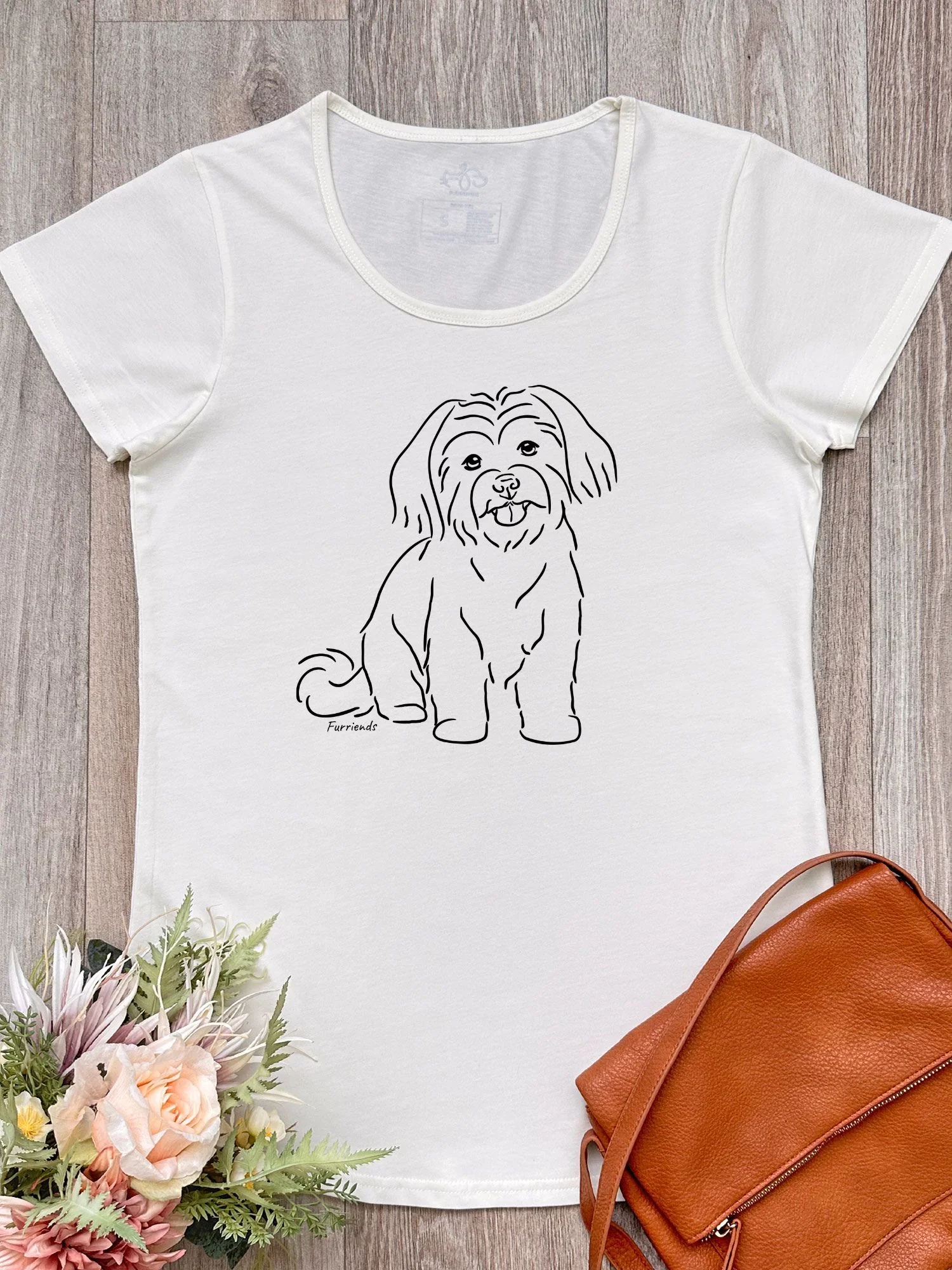 Maltese Terrier Remi Women's Scoop Neck T-Shirt
