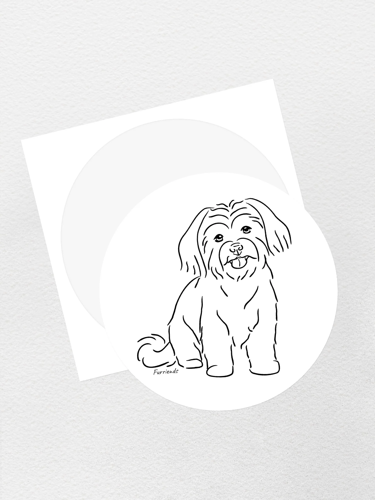 Maltese Terrier Sticker - Image 3