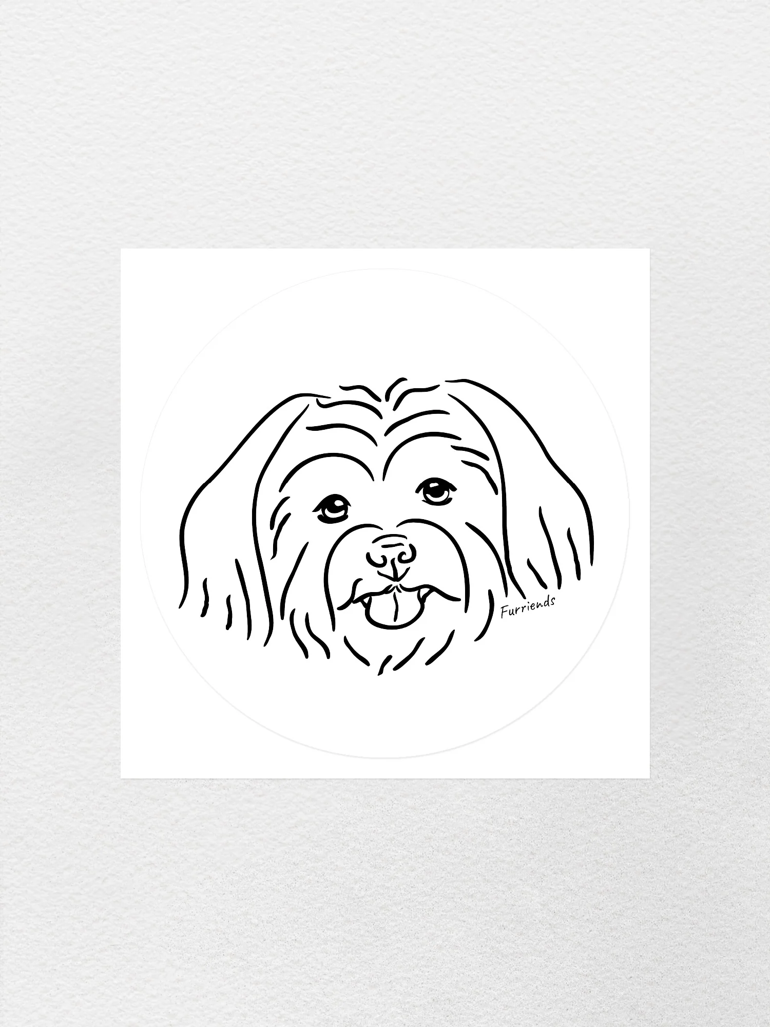 Maltese Terrier Sticker - Image 5