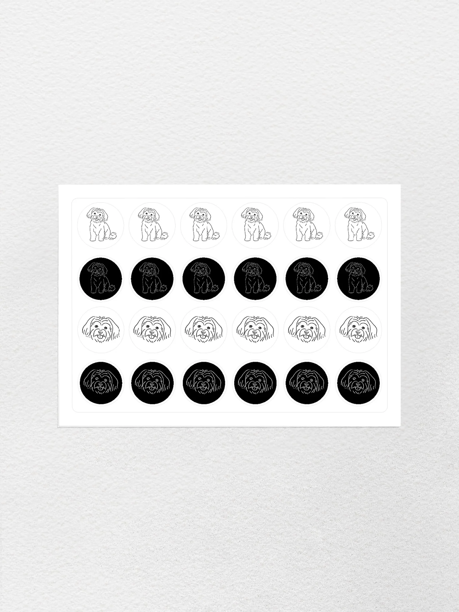 Maltese Terrier Sticker Sheet - Image 2