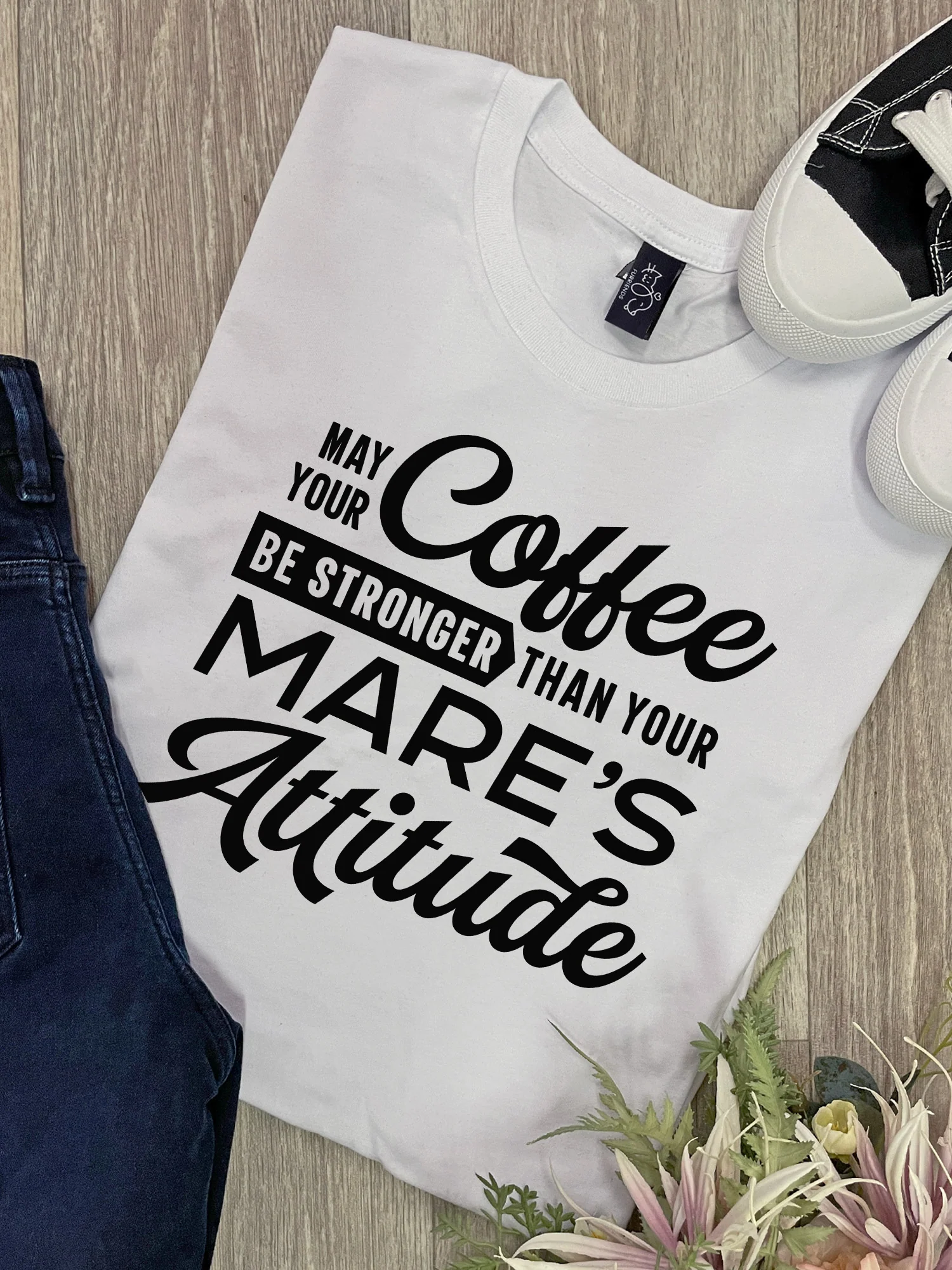 Mare's Attitude Ava Women's Regular Fit Tee - Image 3