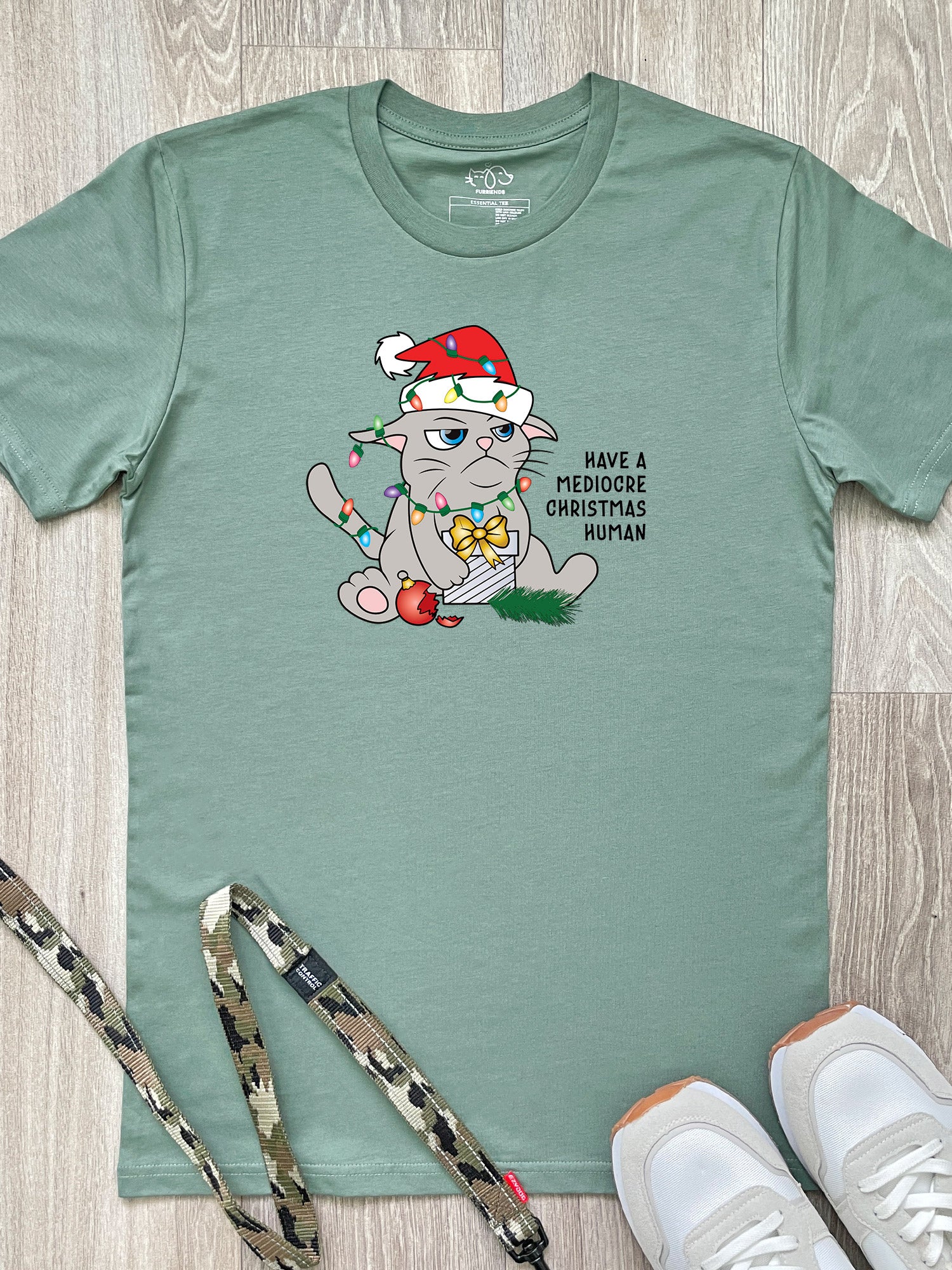 Mediocre Christmas Essential Unisex Tee - Image 3