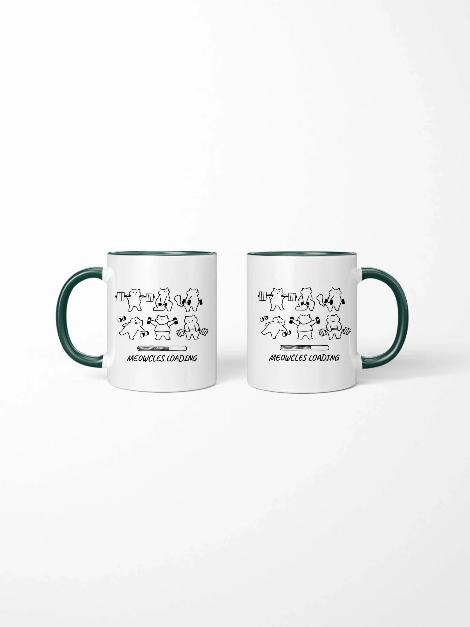 Meowcles Loading Ceramic Mug - Image 5