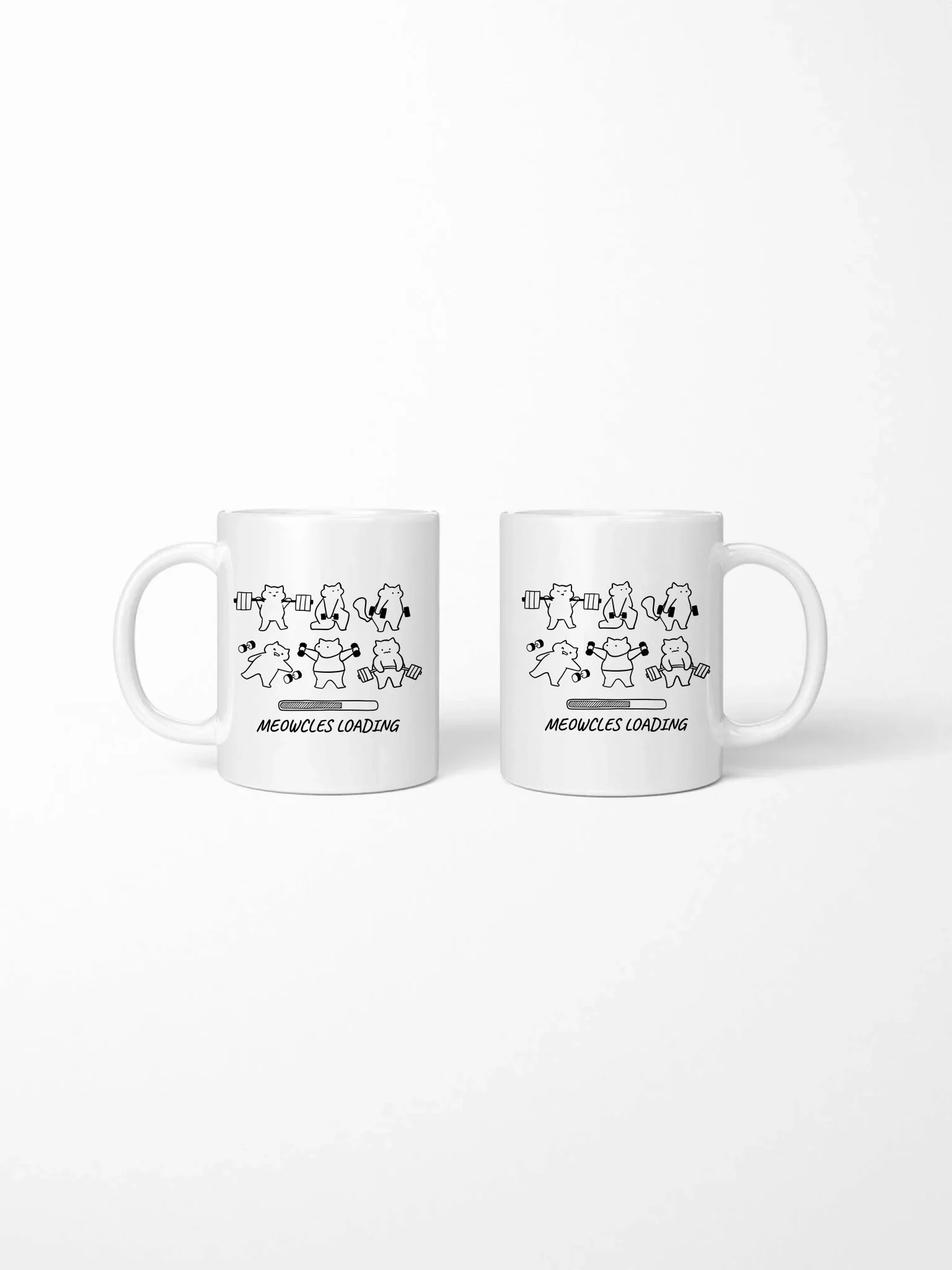 Meowcles Loading Ceramic Mug - Image 6