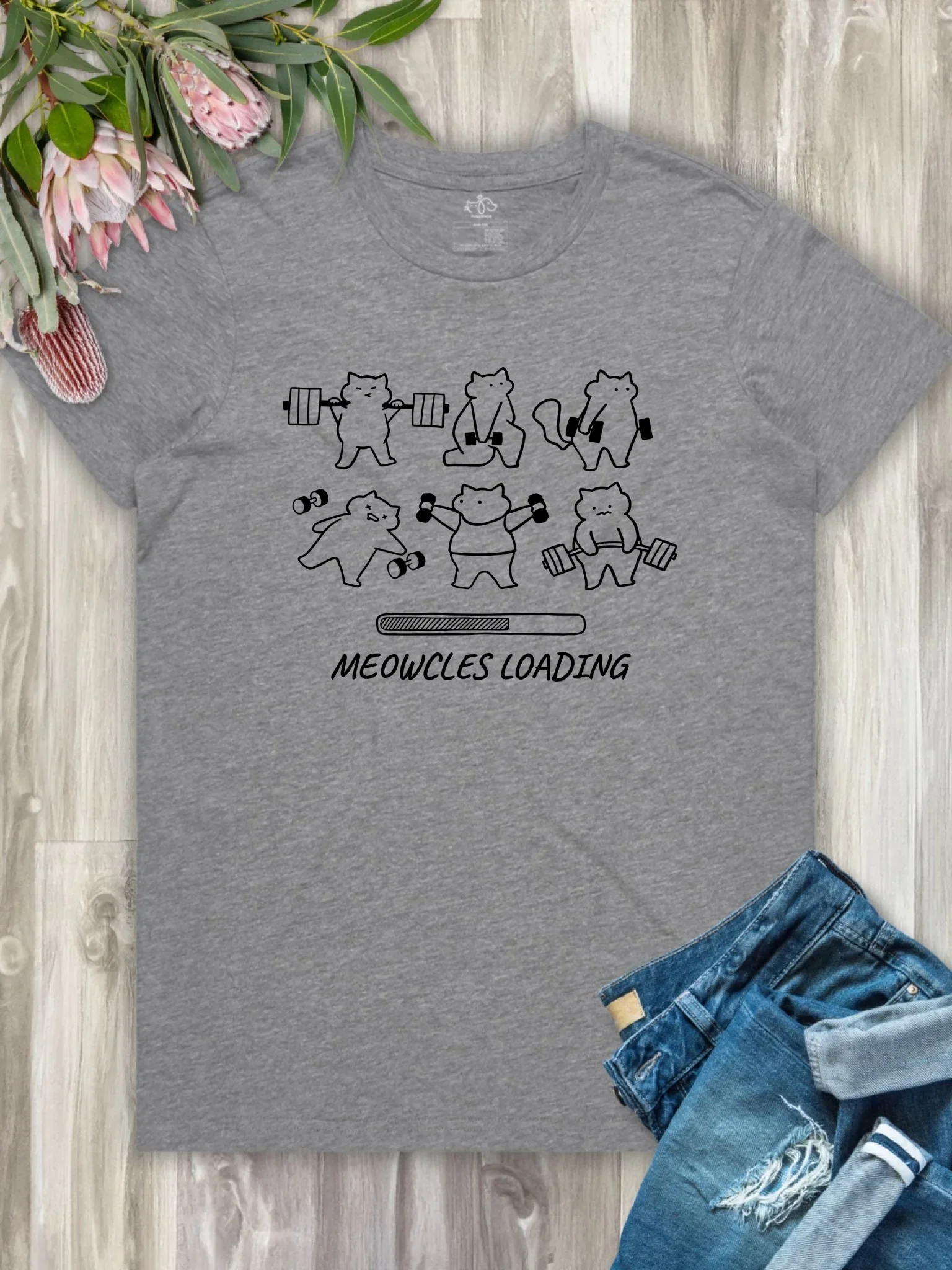 Meowcles Loading TShirt - Image 10