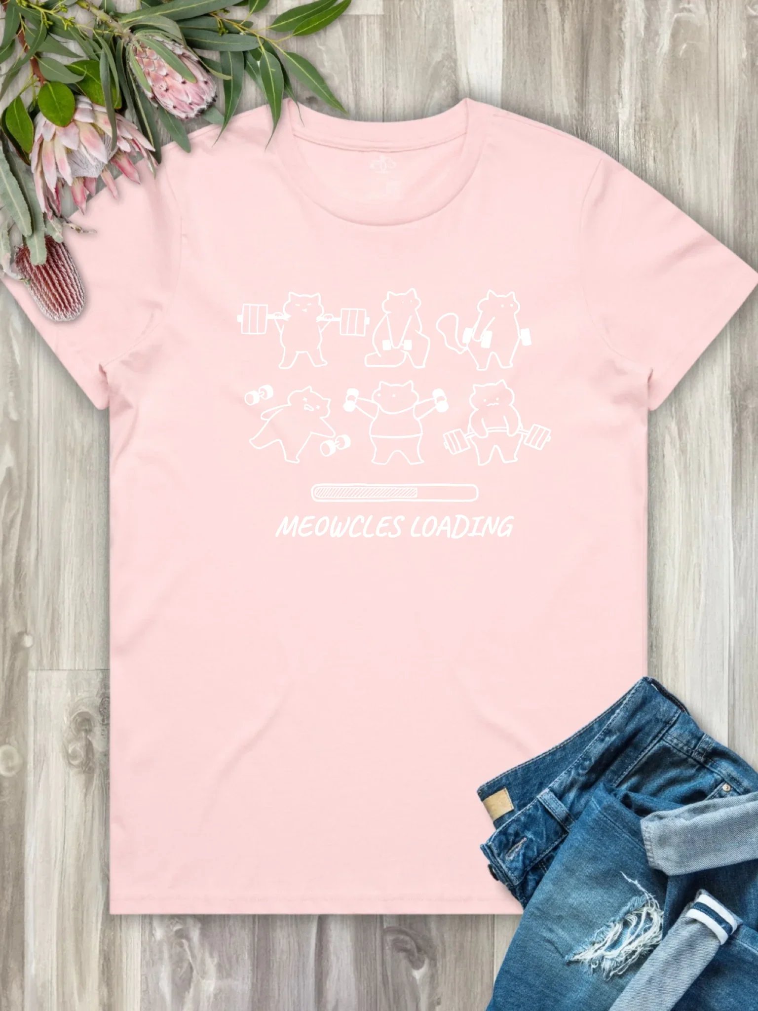 Meowcles Loading TShirt - Image 3