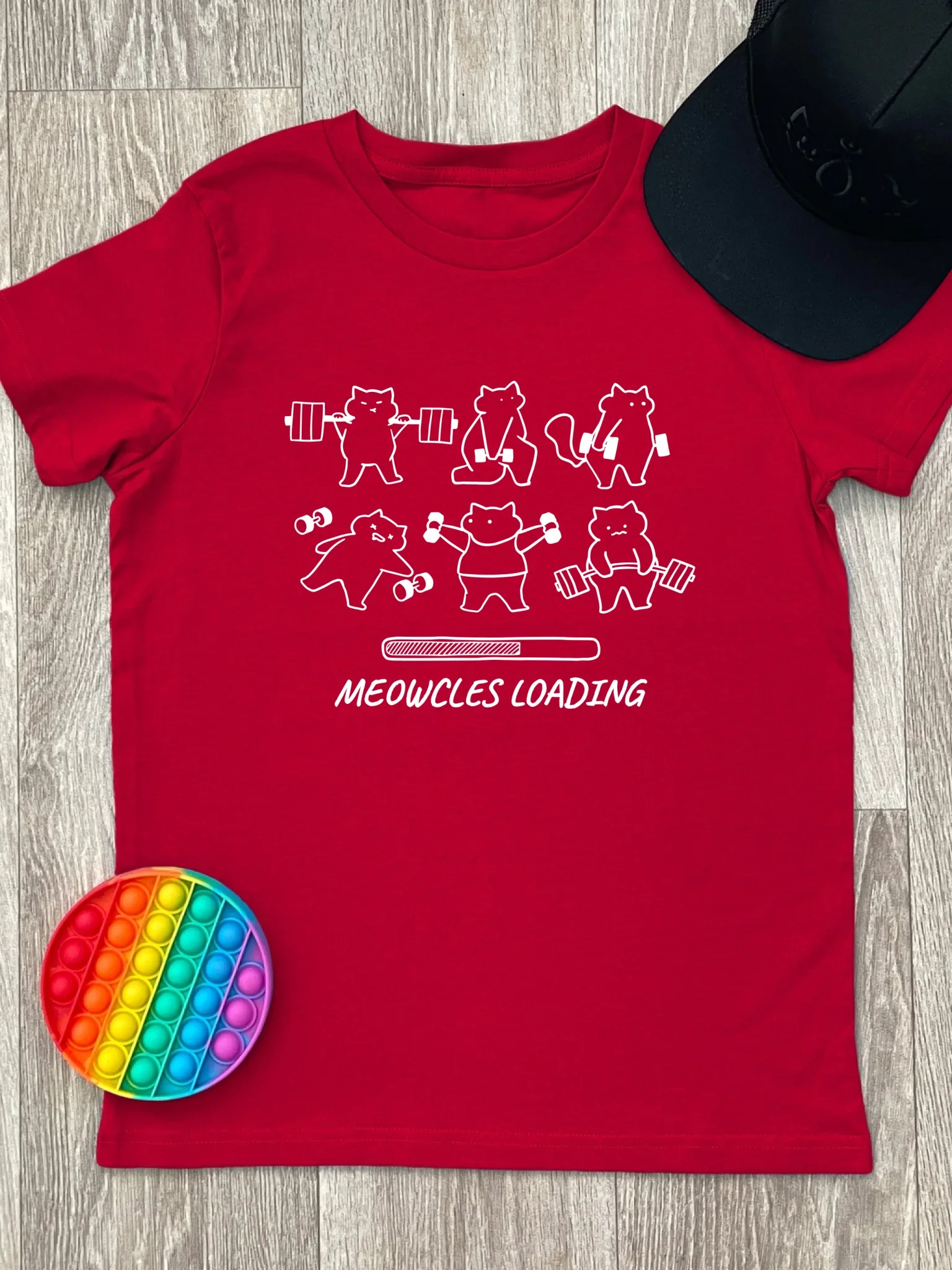 Meowcles Loading Youth Tee - Image 4