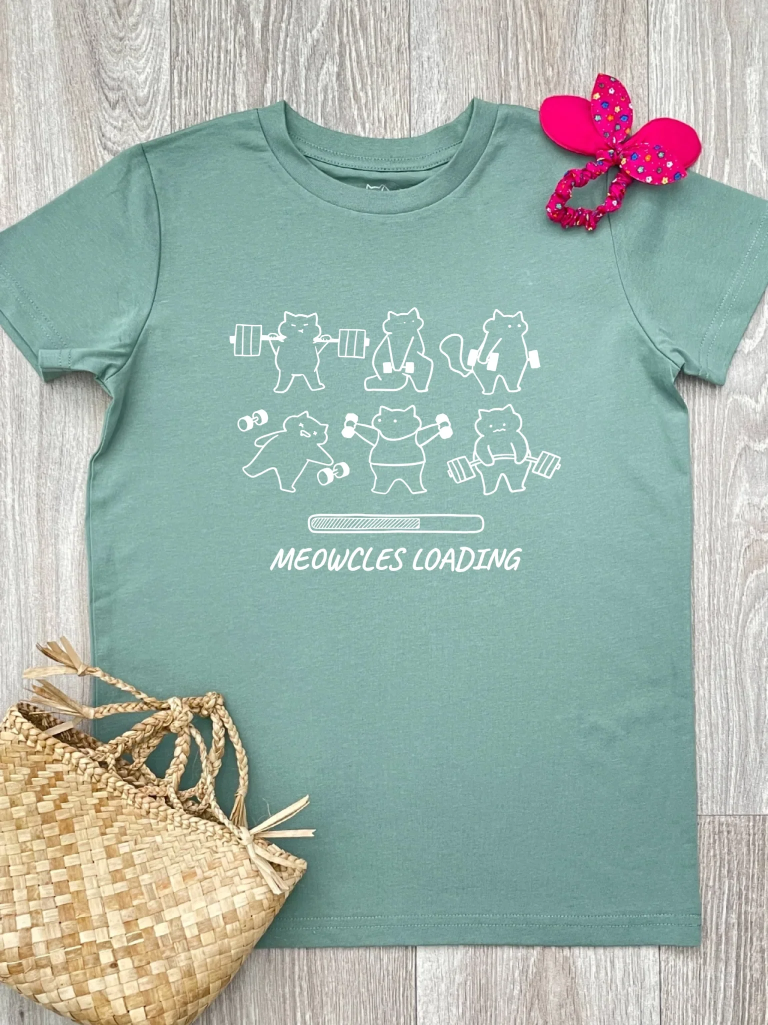 Meowcles Loading Youth Tee - Image 5