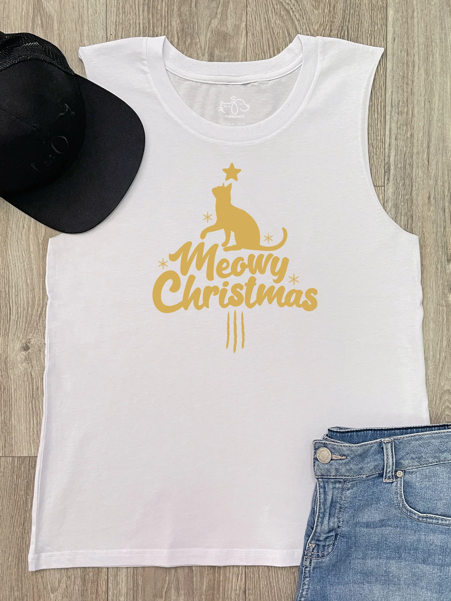 Meowy Christmas Marley Tank - Image 2