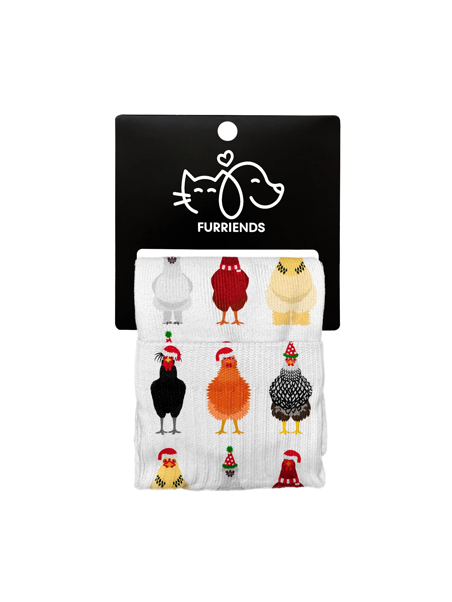 Merry Clucking Christmas Ankle Socks - Image 2