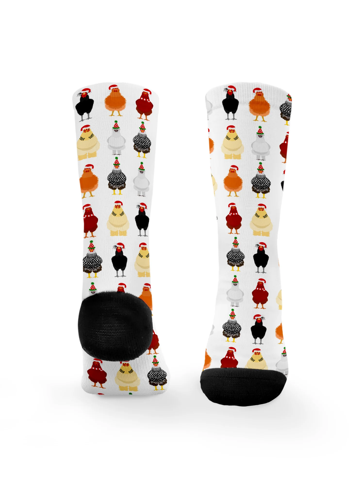 Merry Clucking Christmas Dress Socks - Image 3