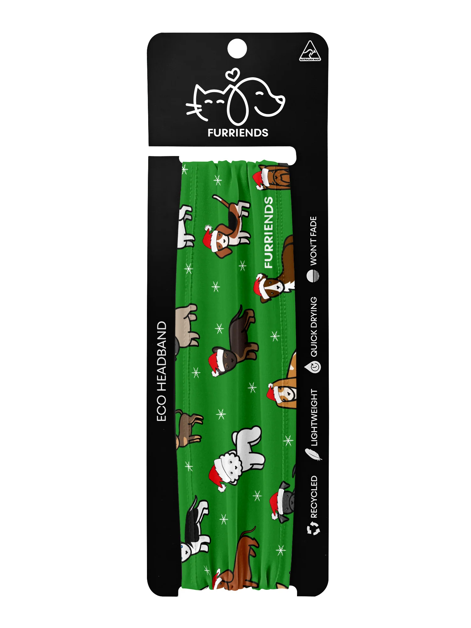 Merry Woofmas Tree Eco Performance Headband - Image 19