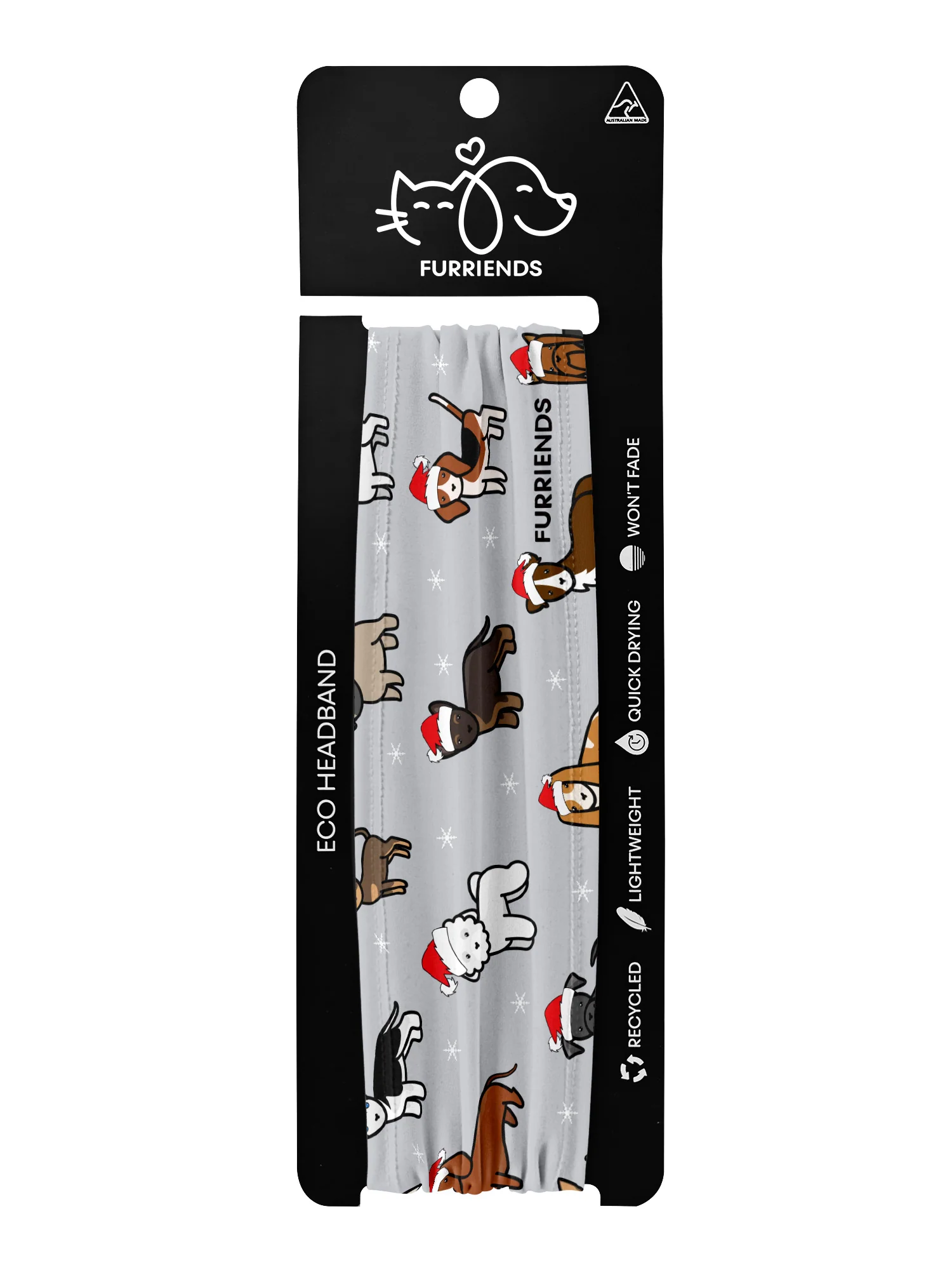 Merry Woofmas Tree Eco Performance Headband - Image 8