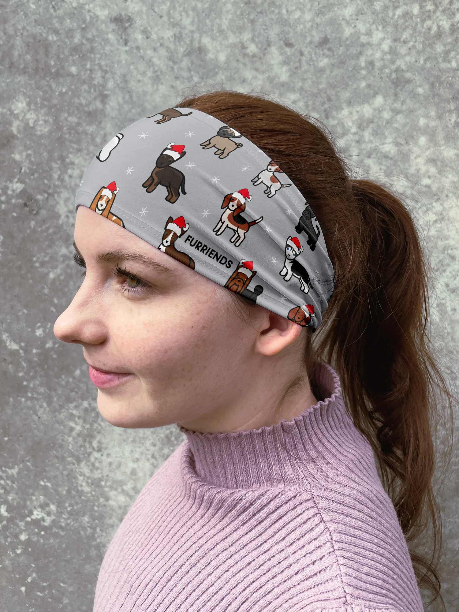 Merry Woofmas Tree Eco Performance Headband - Image 9