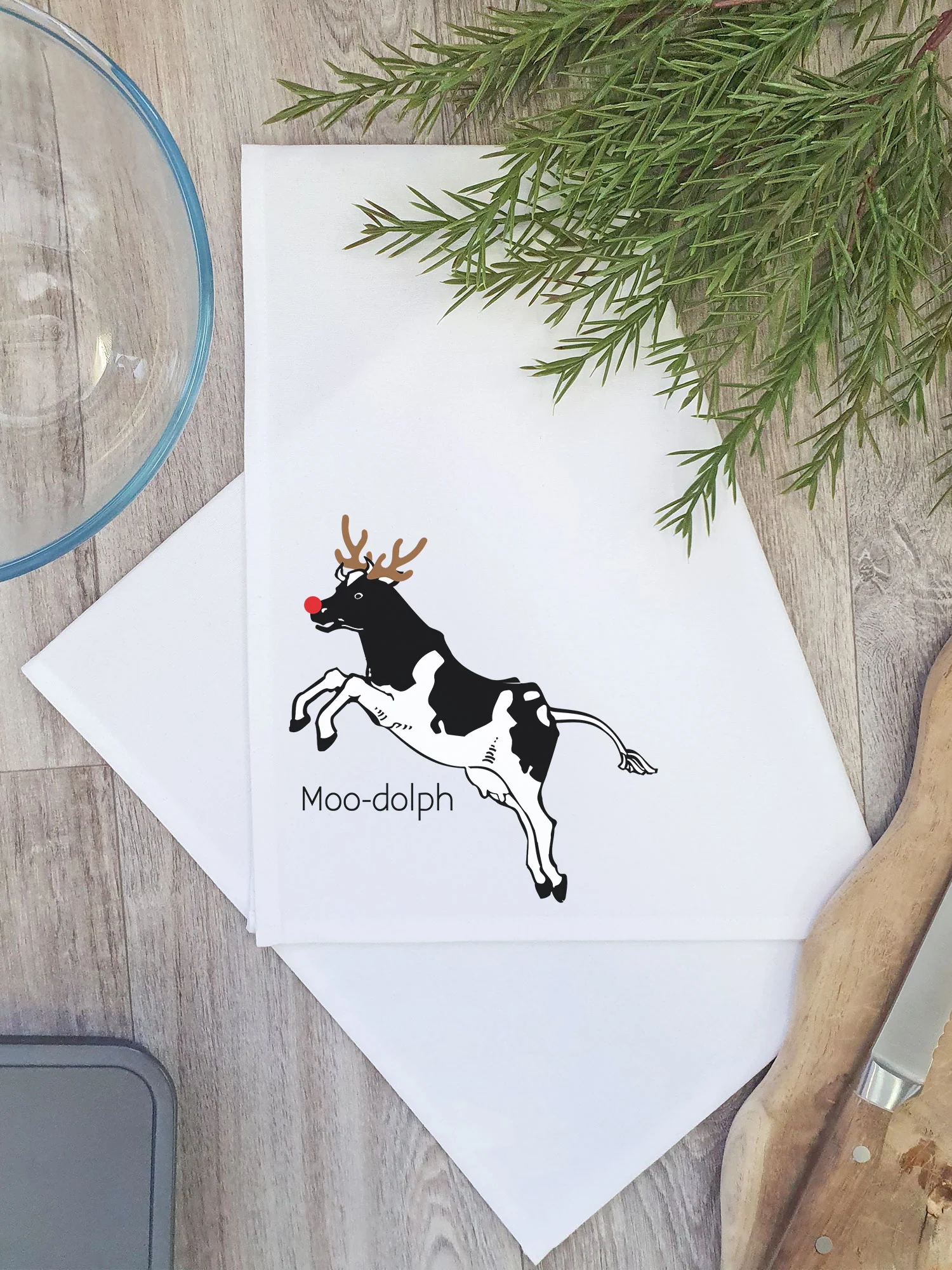 Moo-dolph Tea Towel - Image 3