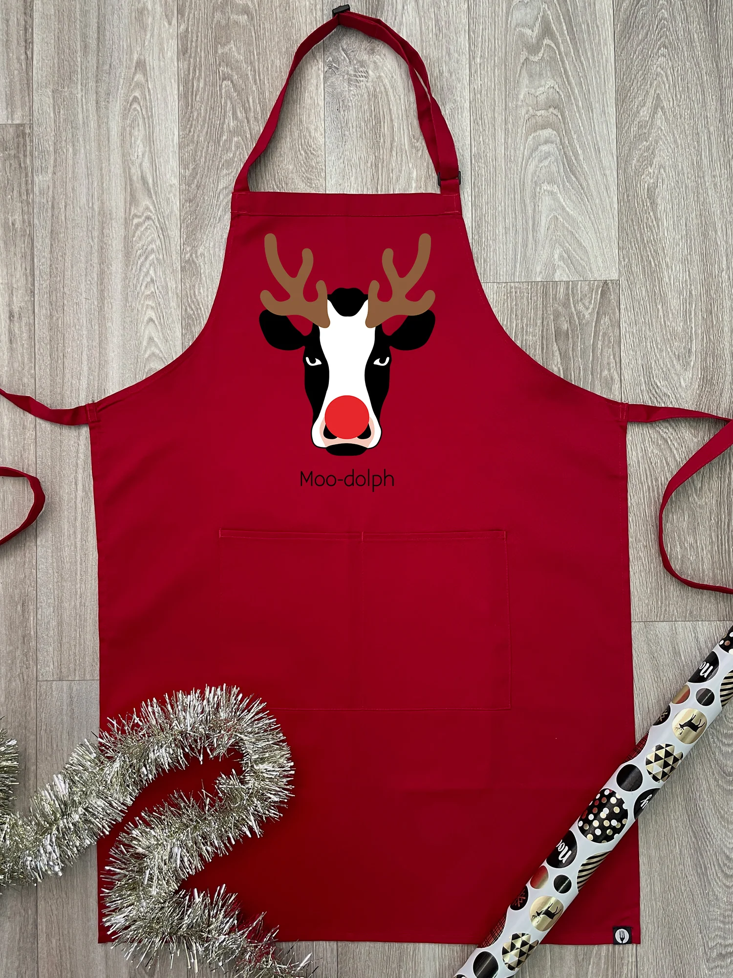 Moody Moo-dolph Bib Apron - Image 2