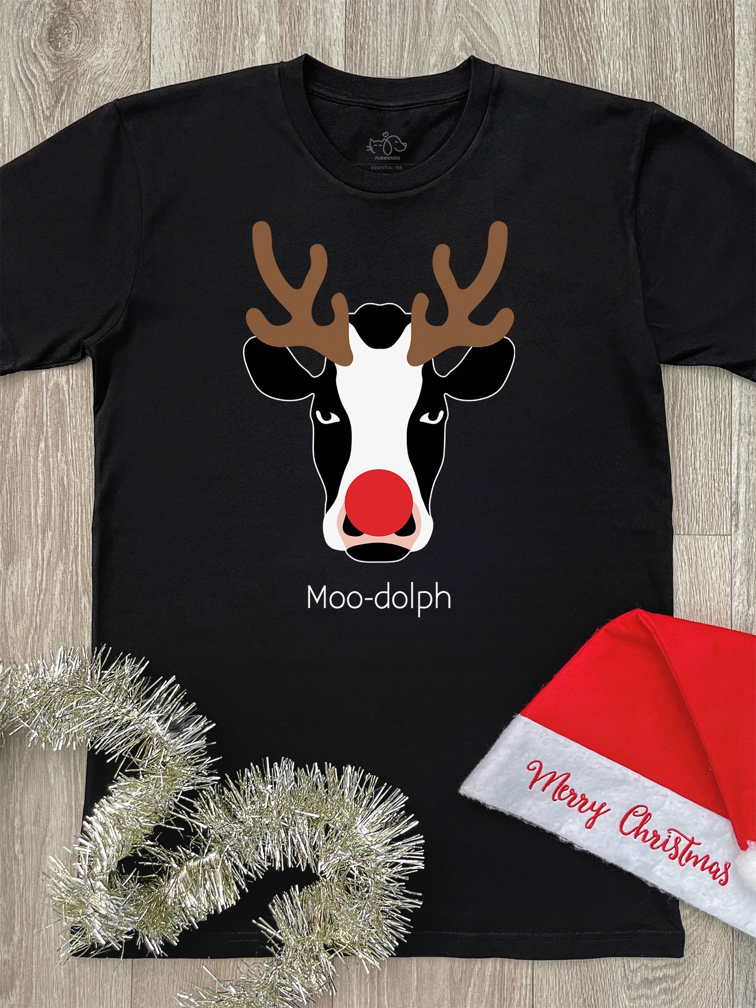 Moody Moo-dolph Essential Unisex Tee - Image 3