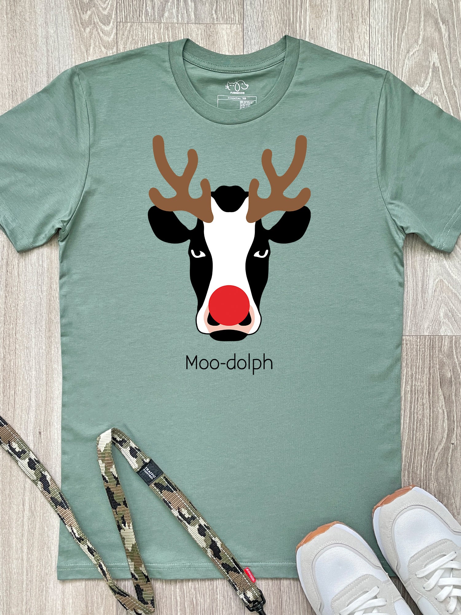 Moody Moo-dolph Essential Unisex Tee - Image 6