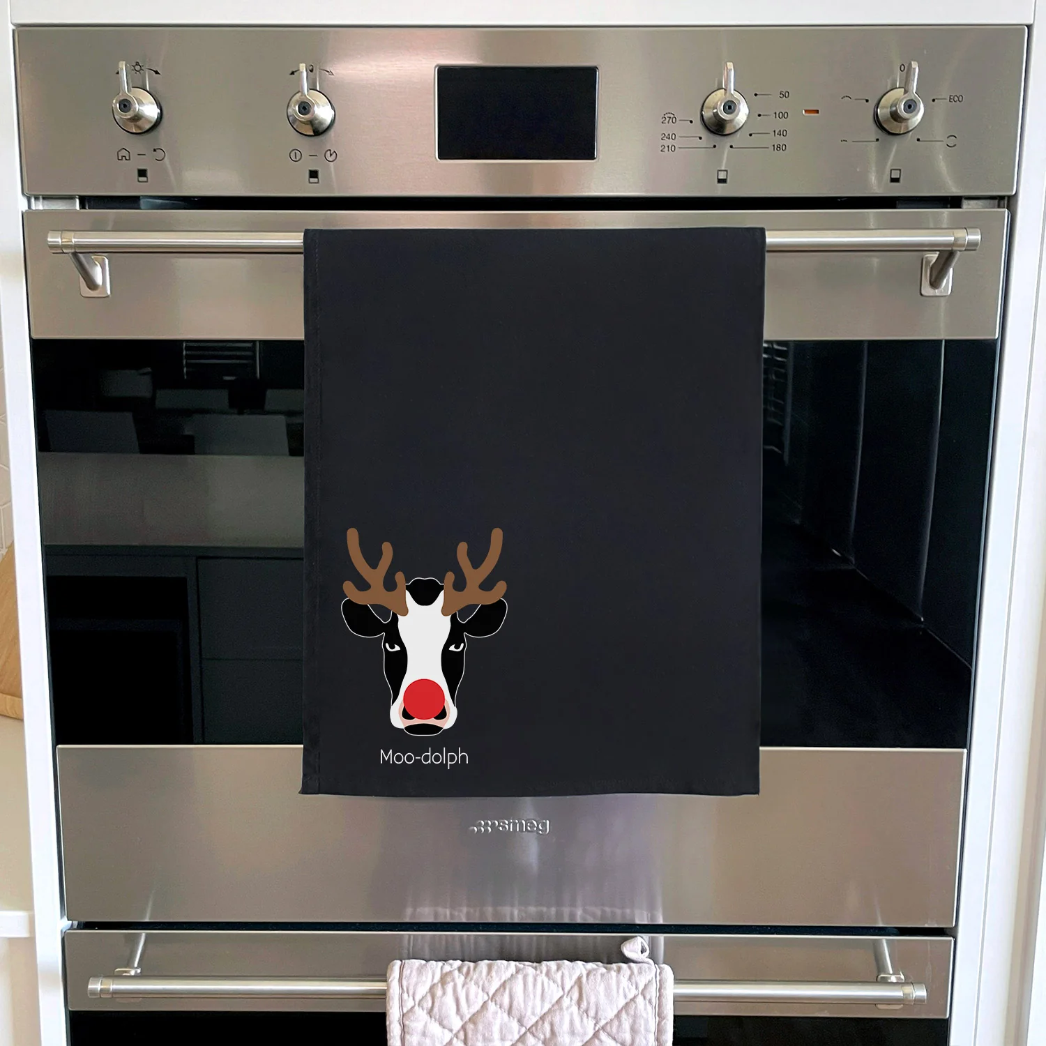 Moody Moo-dolph Tea Towel - Image 3
