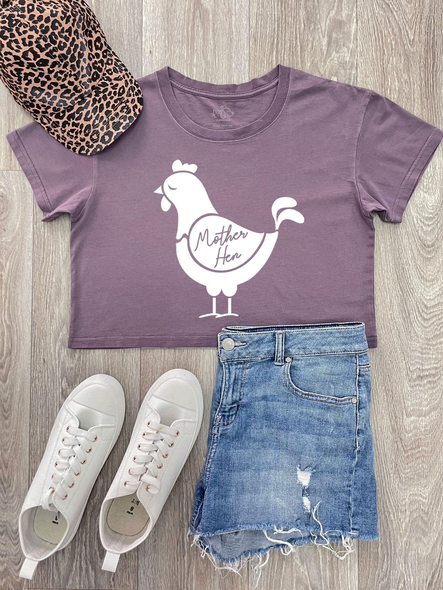 Mother Hen Annie Crop Tee - Image 3