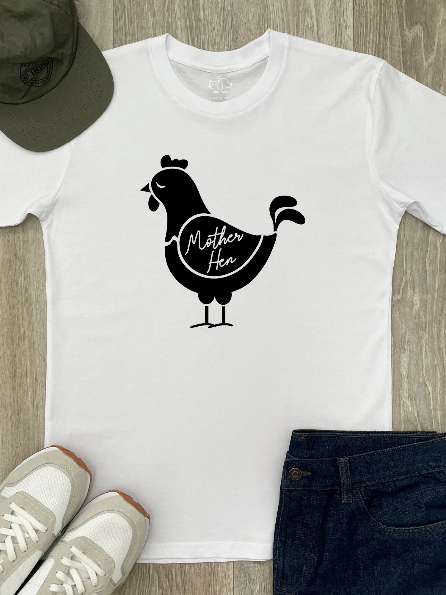 Mother Hen Essential Unisex Tee - Image 2
