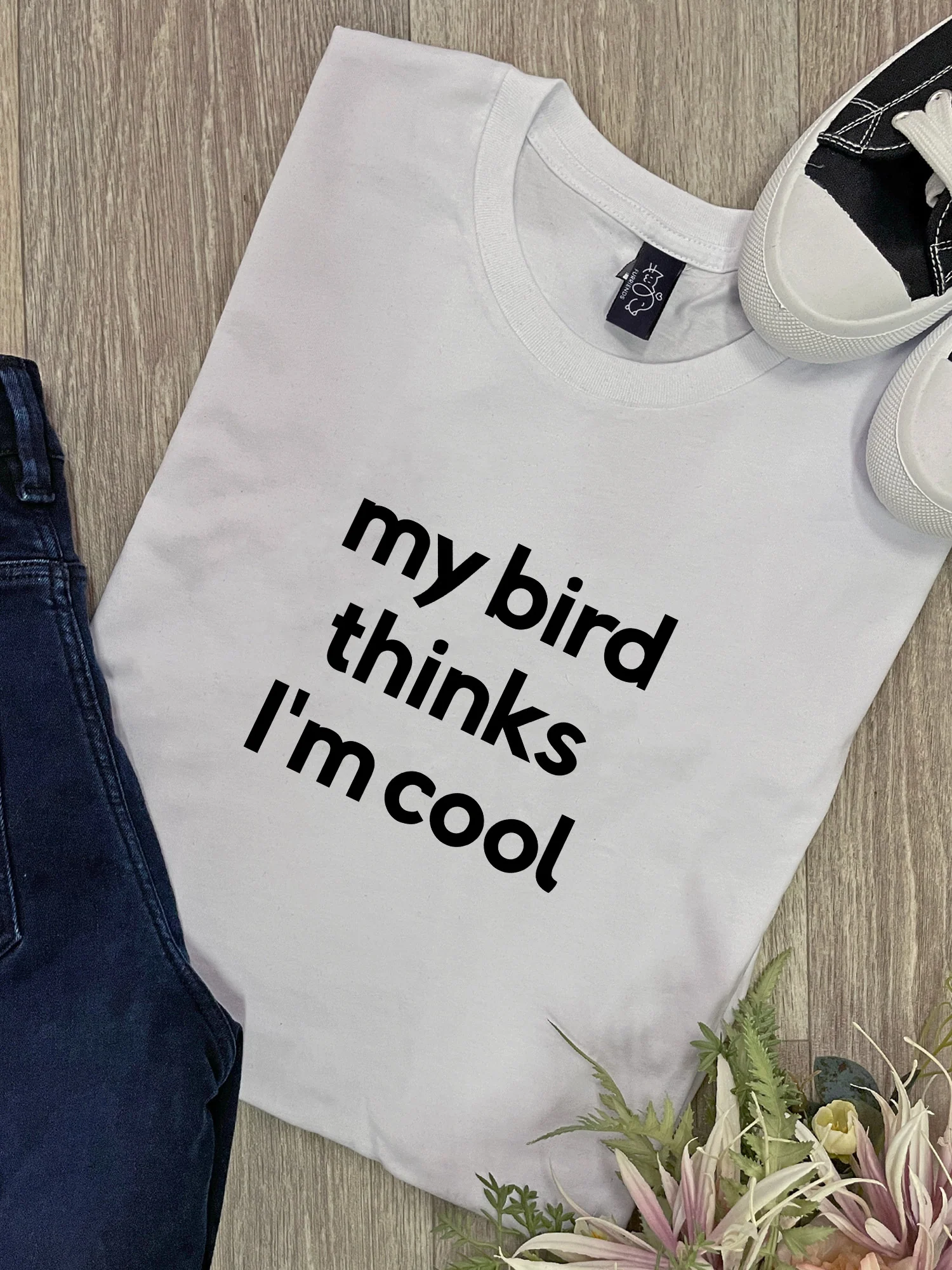 My Bird Thinks I'm Cool Ava Women's Regular Fit Tee - Image 3