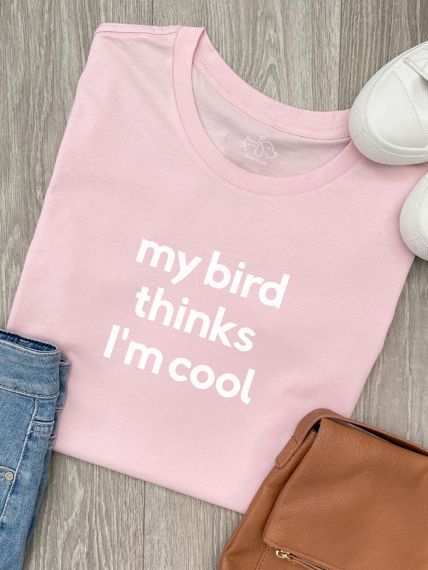 My Bird Thinks I'm Cool Ava Women's Regular Fit Tee - Image 4