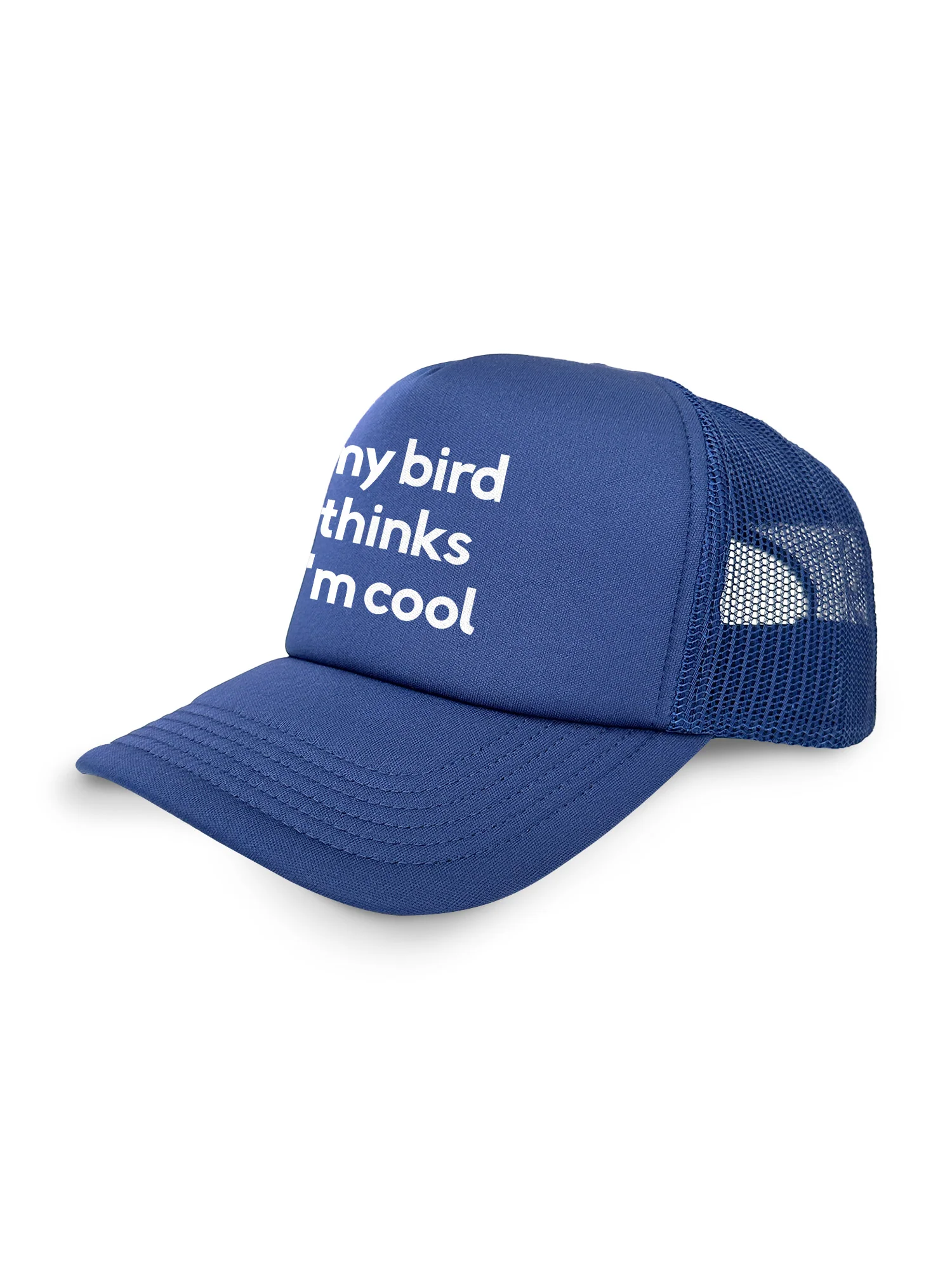 My Bird Thinks I'm Cool Foam Trucker Cap - Image 7