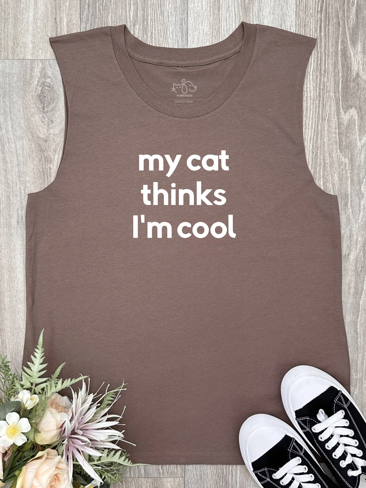 My Cat Thinks I'm Cool Marley Tank - Image 3