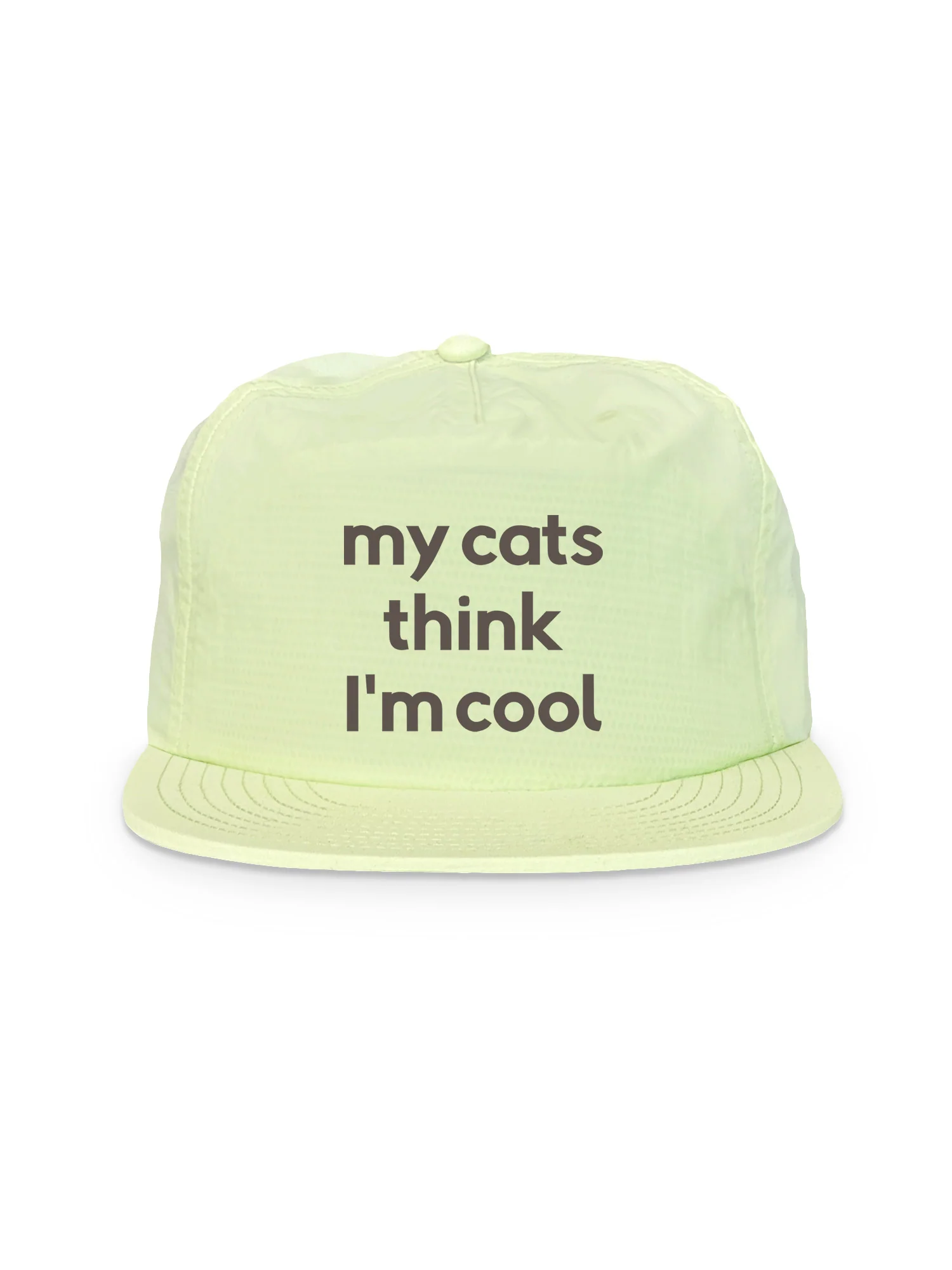 My Cat Thinks I'm Cool Quick-Dry Cap - Image 11