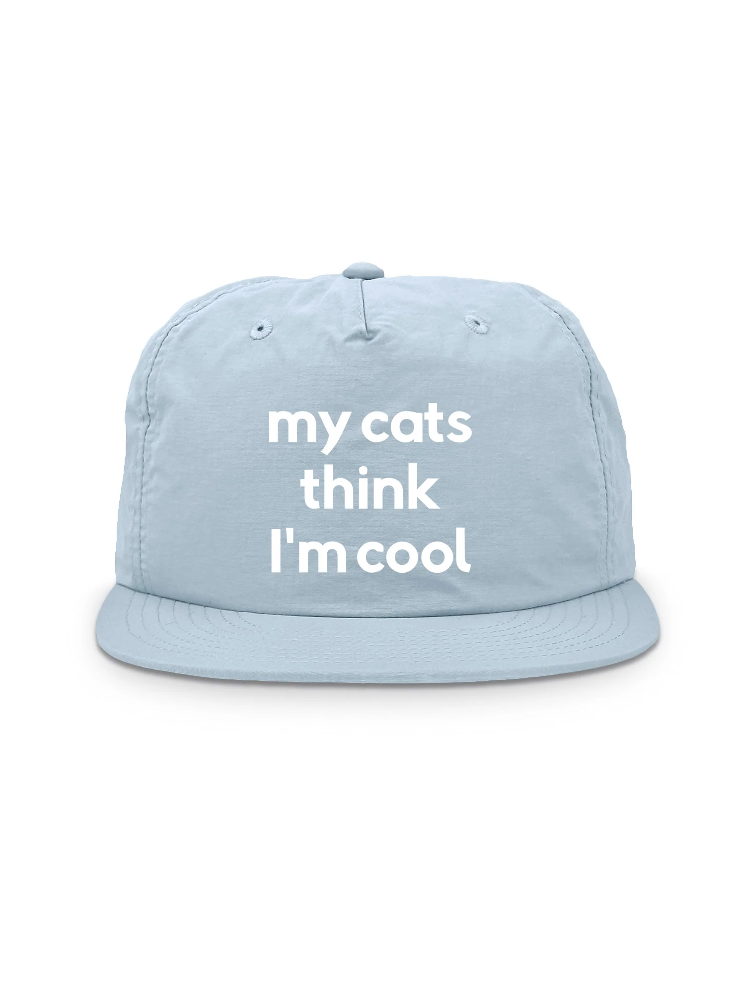 My Cat Thinks I'm Cool Quick-Dry Cap - Image 12
