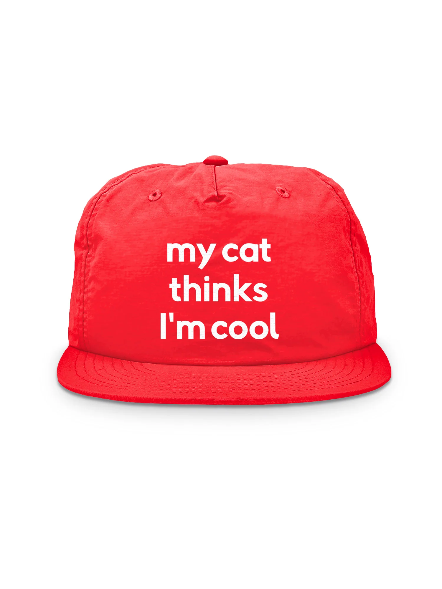 My Cat Thinks I'm Cool Quick-Dry Cap - Image 3