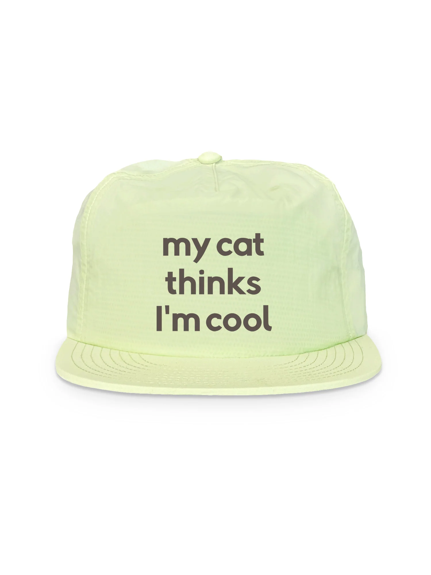 My Cat Thinks I'm Cool Quick-Dry Cap - Image 4