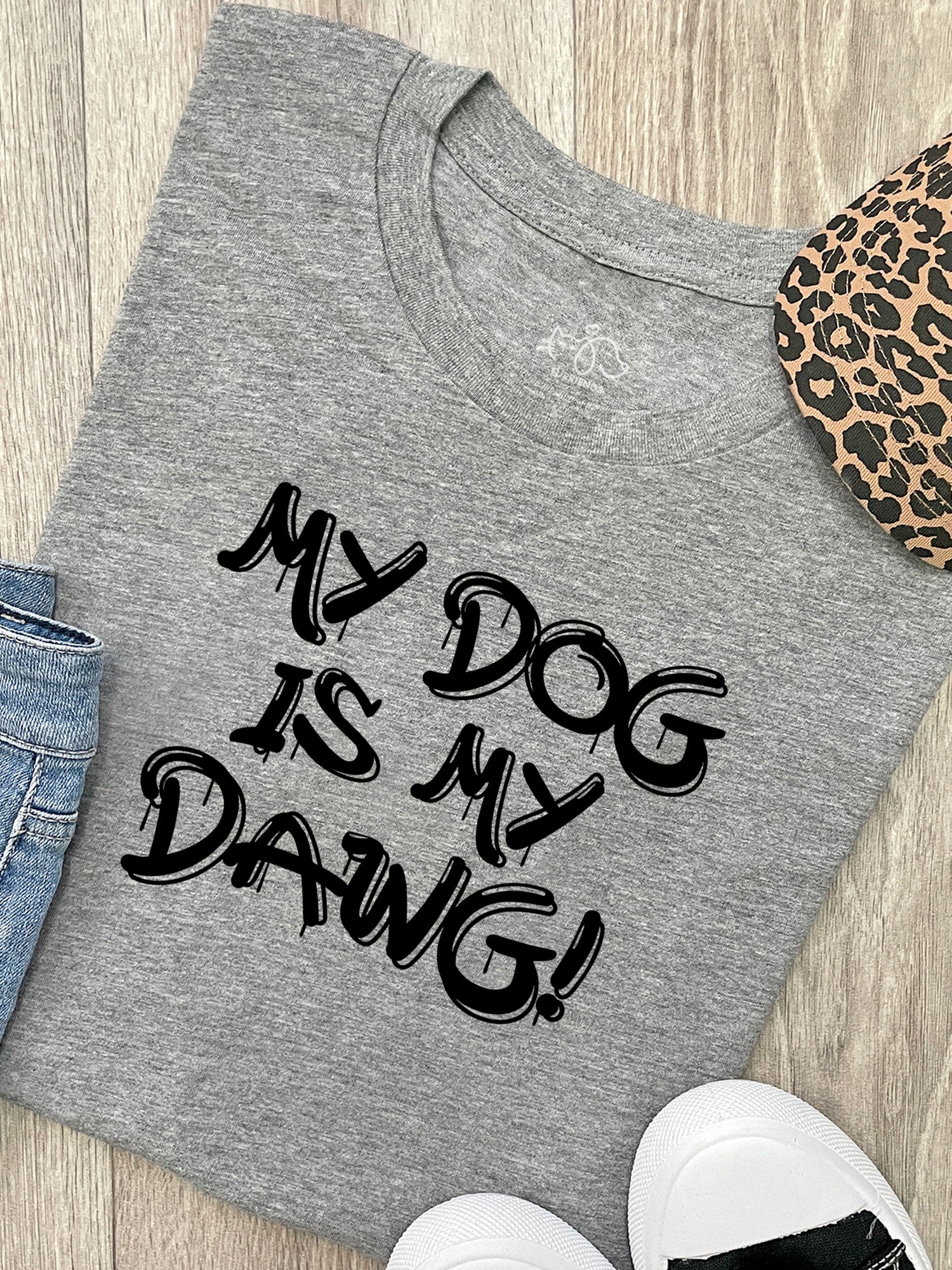 My Dog Is My Dawg! Ava Women's Regular Fit Tee - Image 4