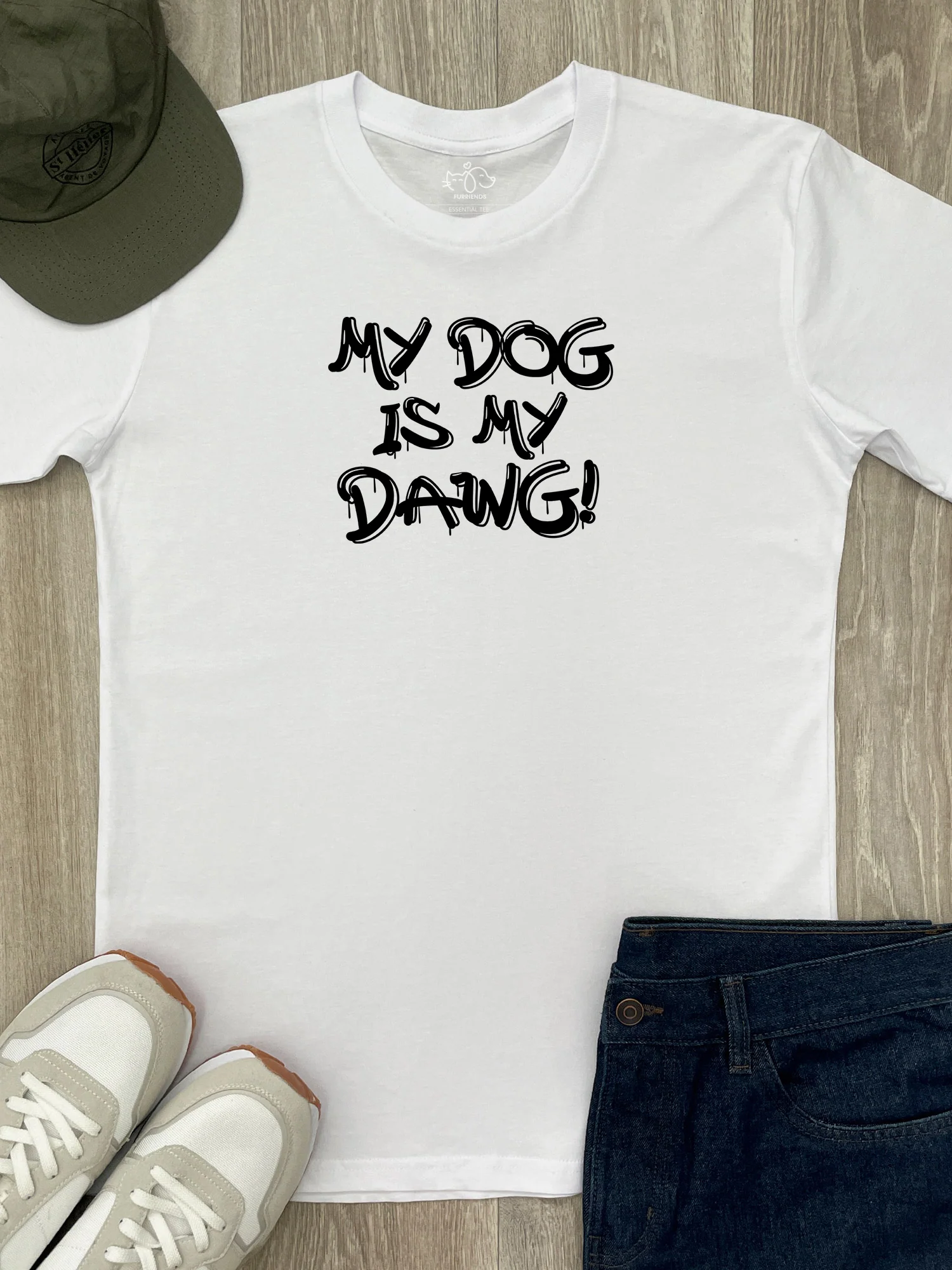 My Dog Is My Dawg! Essential Unisex Tee - Image 3