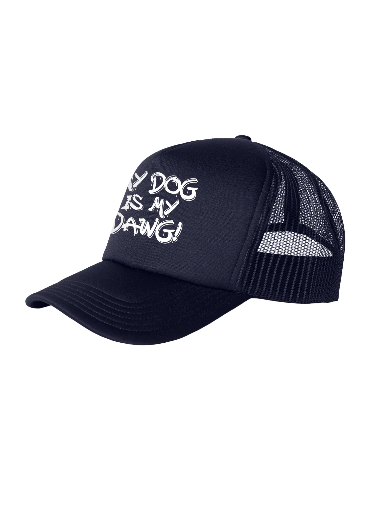 My Dog Is My Dawg! Foam Trucker Cap - Image 4