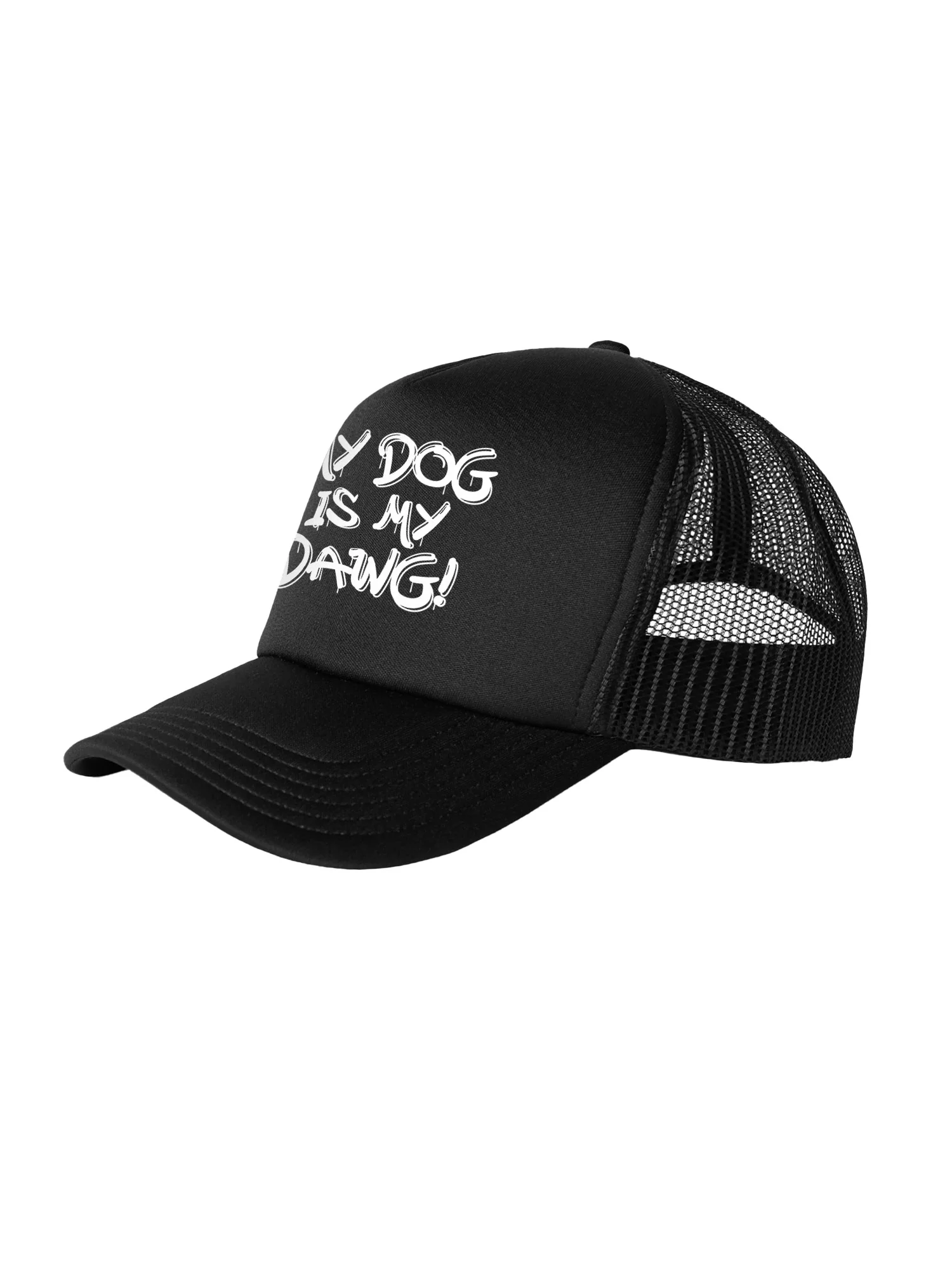 My Dog Is My Dawg! Foam Trucker Cap - Image 8