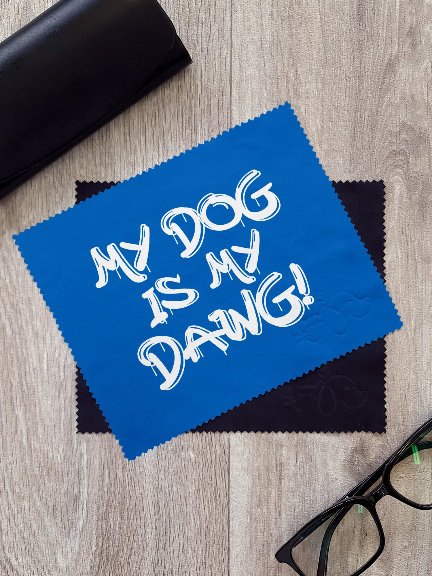 My Dog Is My Dawg! Microfibre Suede Glasses Cleaning Cloths (Twinpack) - Image 4