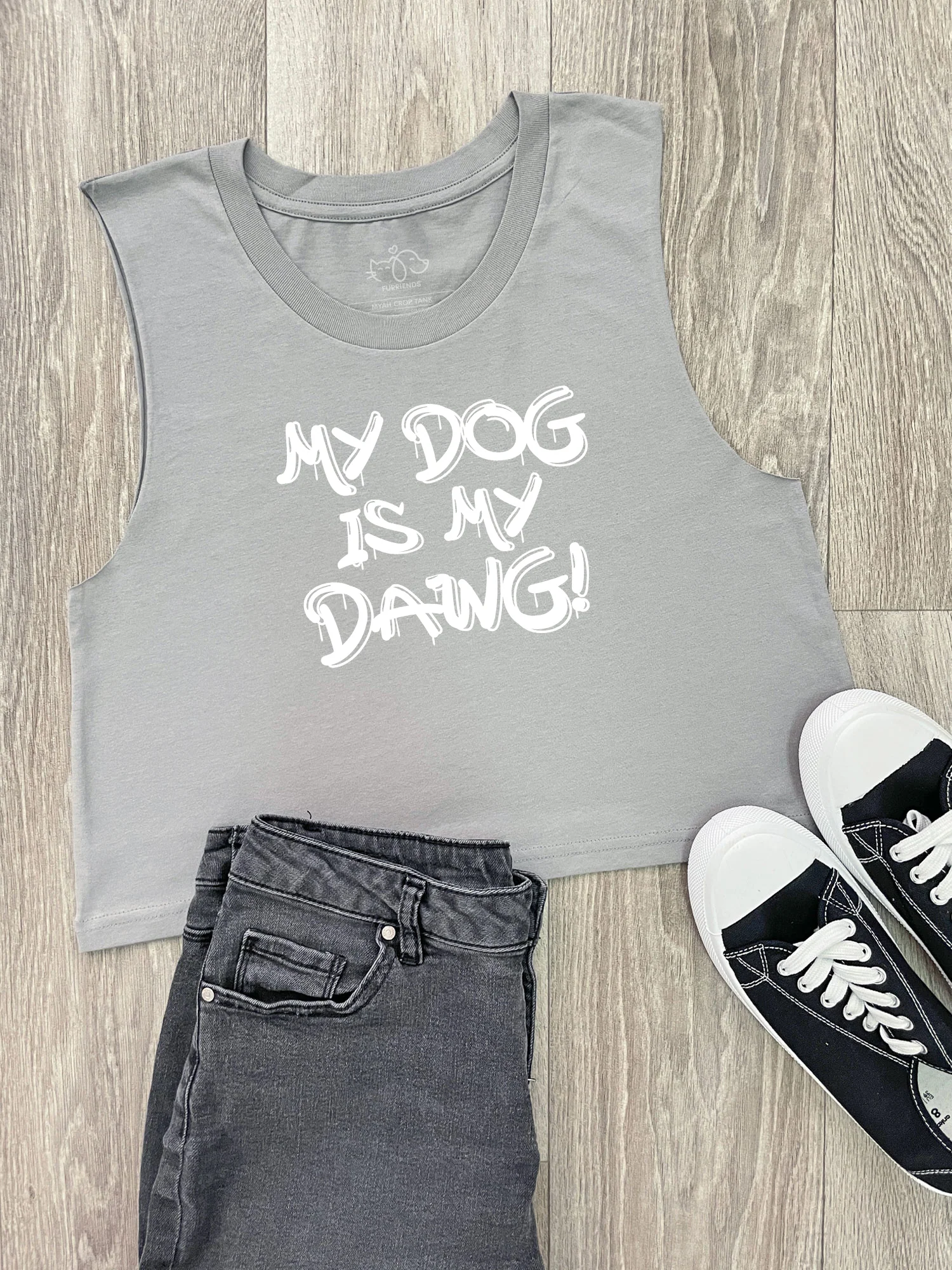 My Dog Is My Dawg! Myah Crop Tank - Image 3