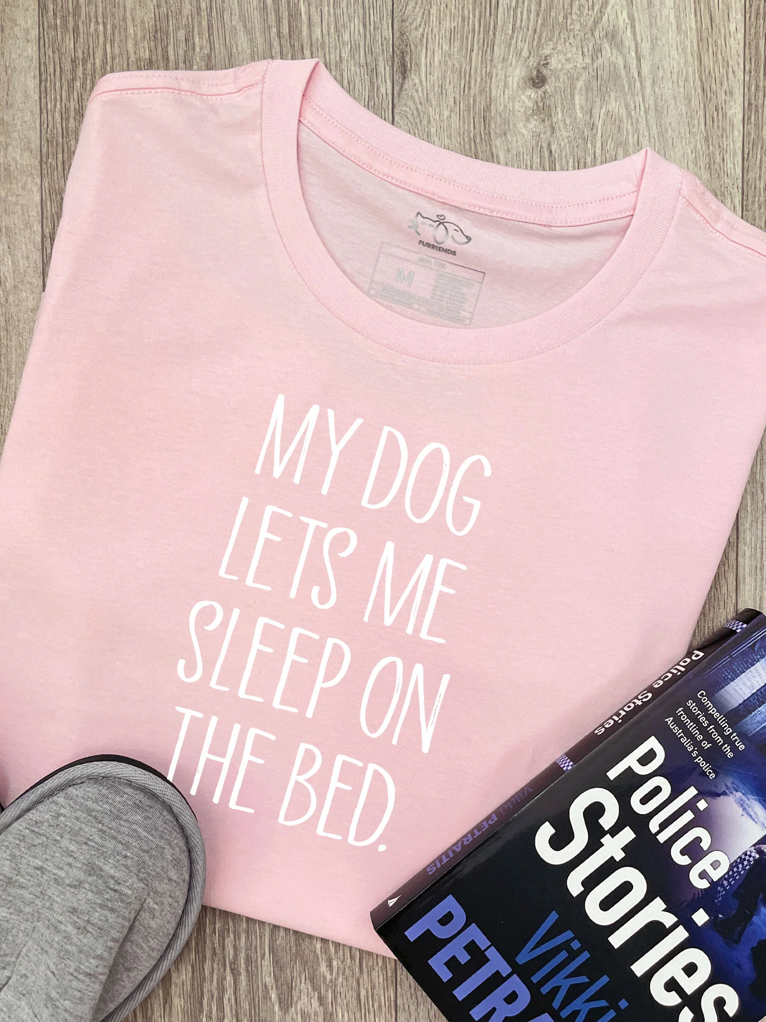 My Dog Lets Me Sleep On The Bed Ava Women's Regular Fit Tee - Image 3