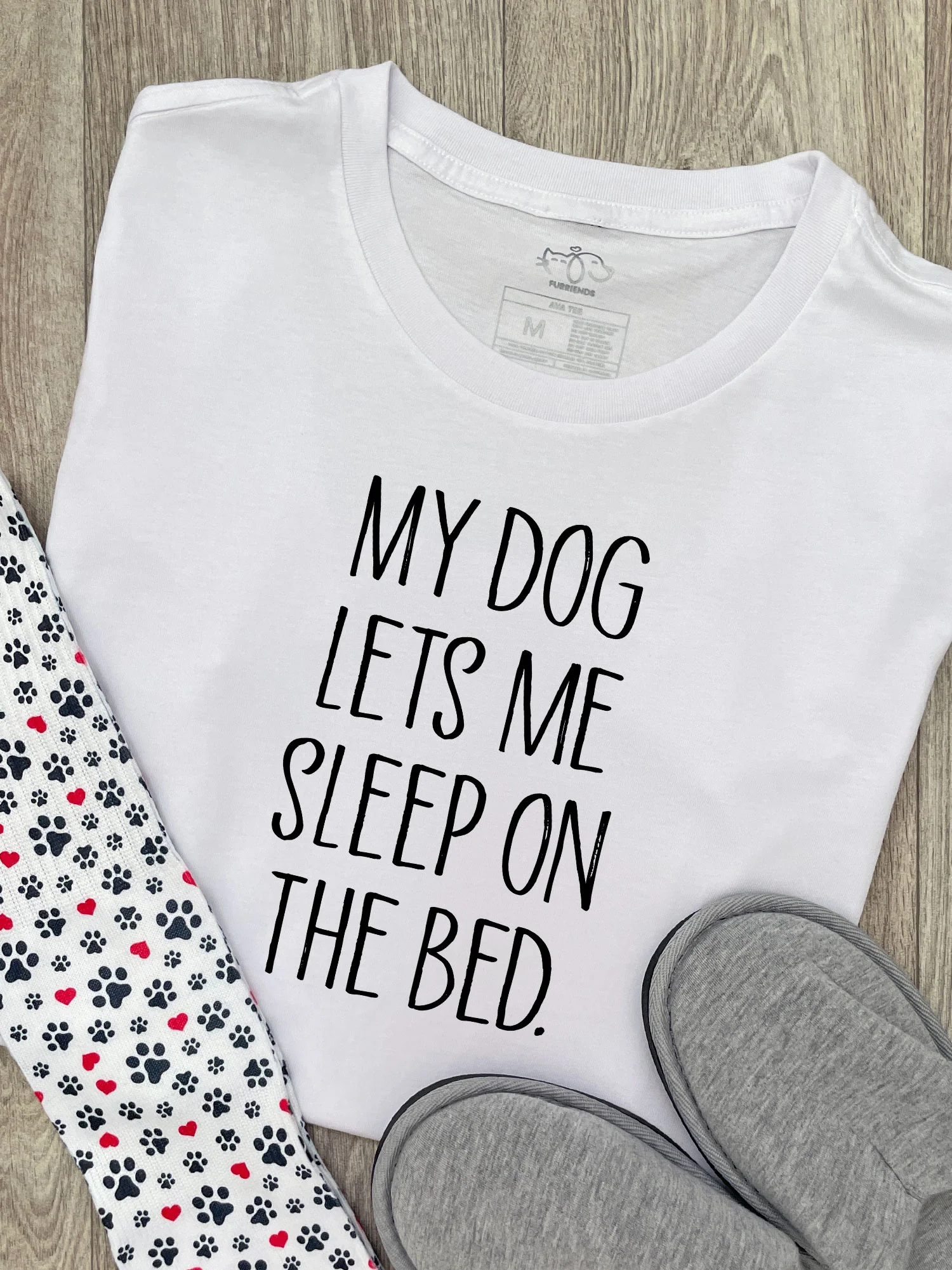 My Dog Lets Me Sleep On The Bed Ava Women's Regular Fit Tee - Image 4