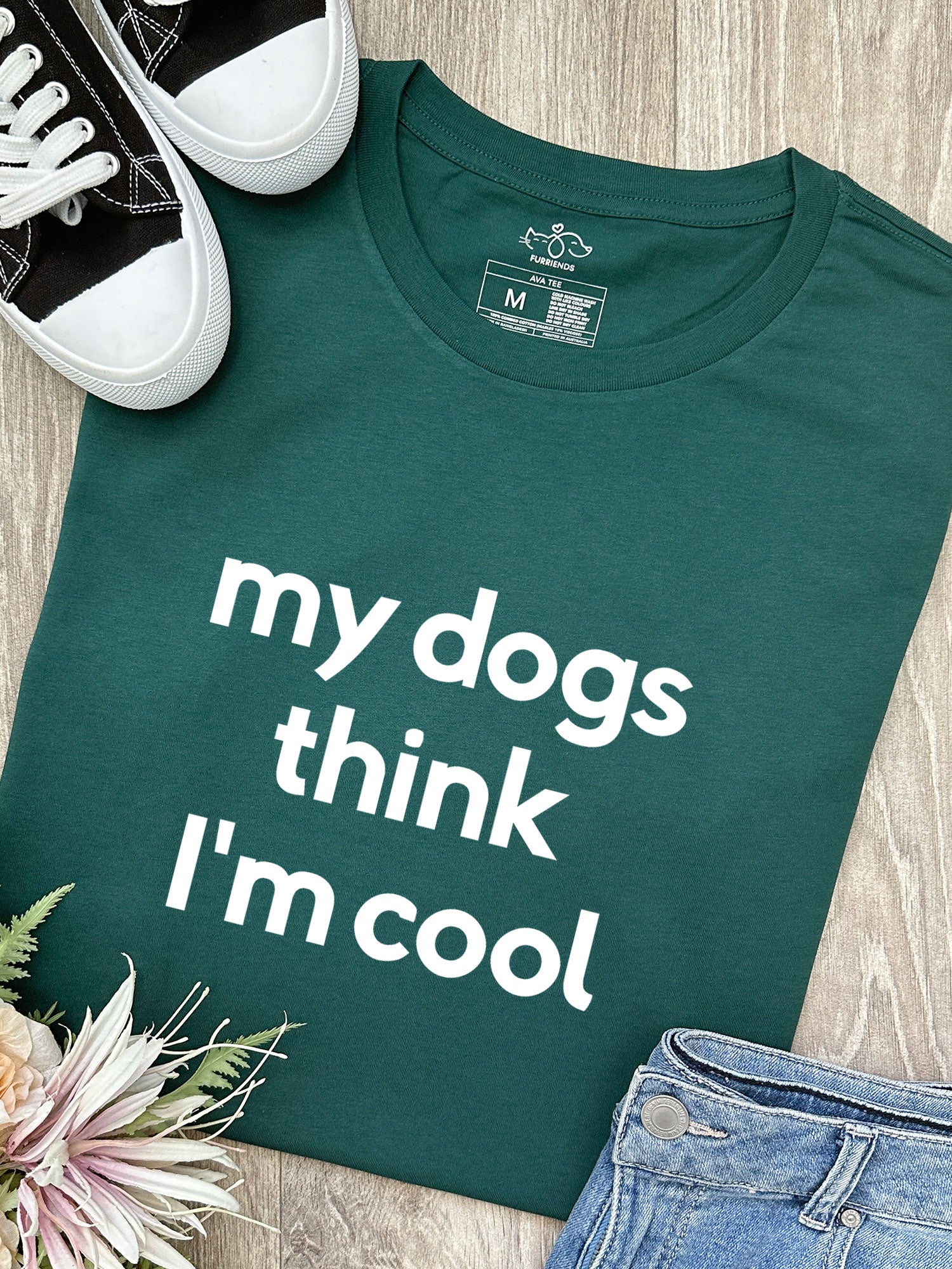 My Dog Thinks I'm Cool Ava Women's Regular Fit Tee - Image 15