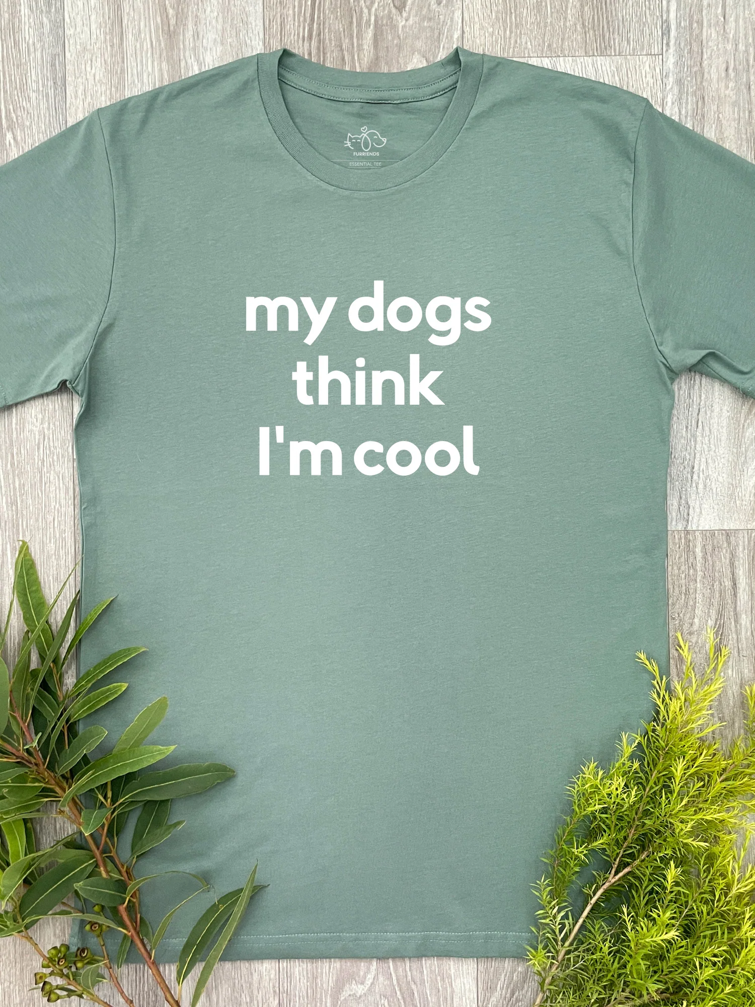 My Dog Thinks I'm Cool Essential Unisex Tee - Image 17