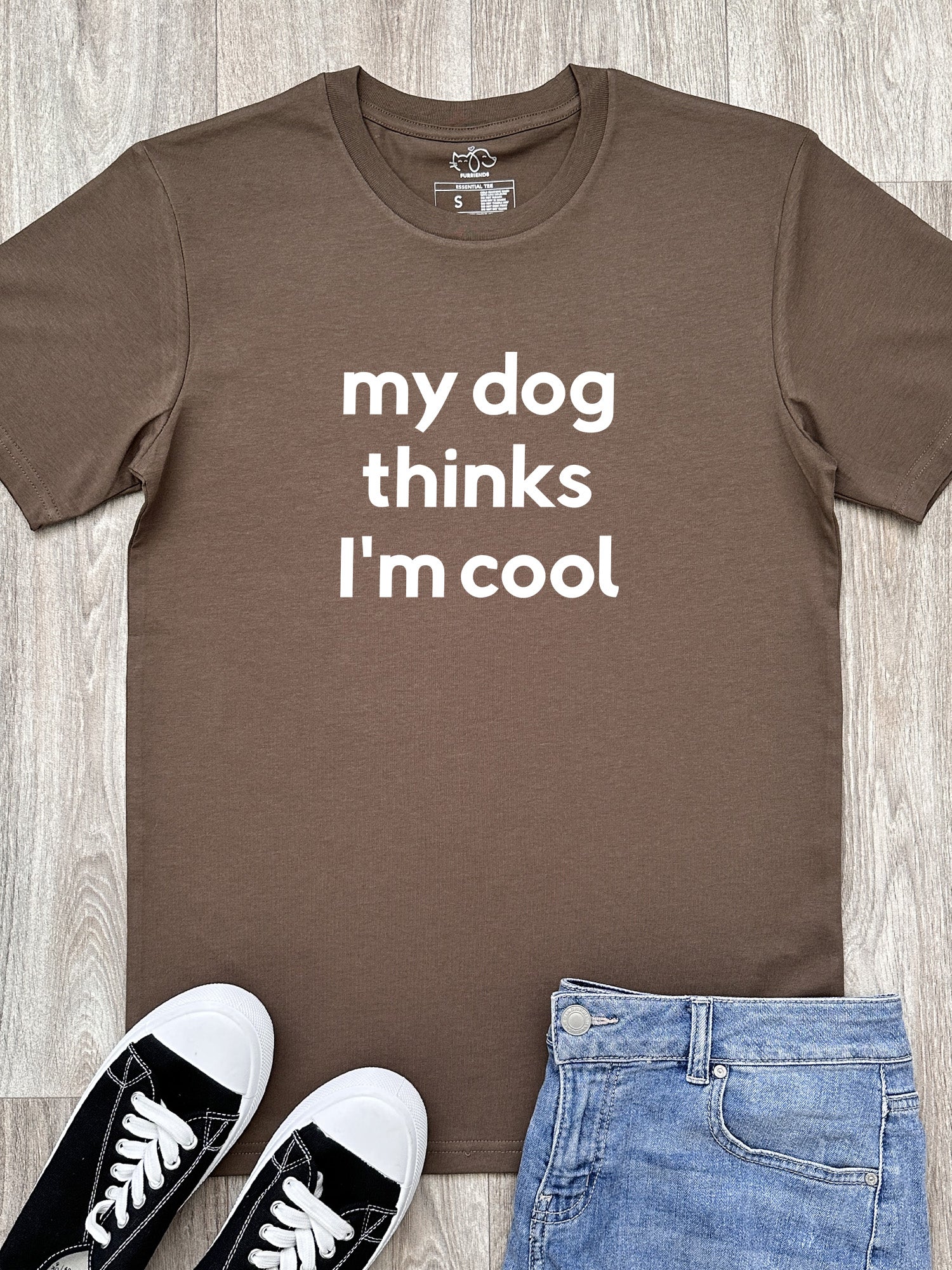 My Dog Thinks I'm Cool Essential Unisex Tee - Image 8