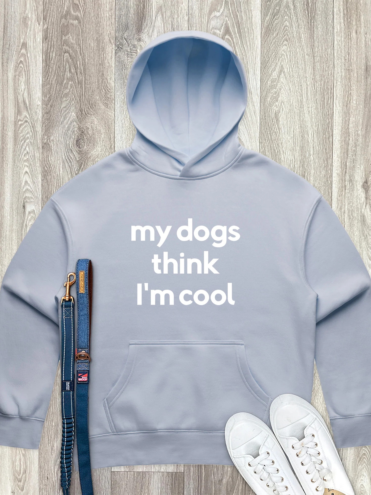 My Dog Thinks I'm Cool Women's Comfort Hood - Image 10