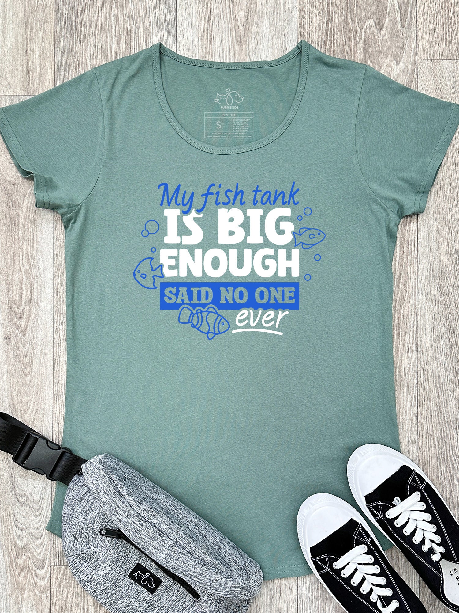 My Fish Tank Is Big Enough Remi Women's Tee - Image 5